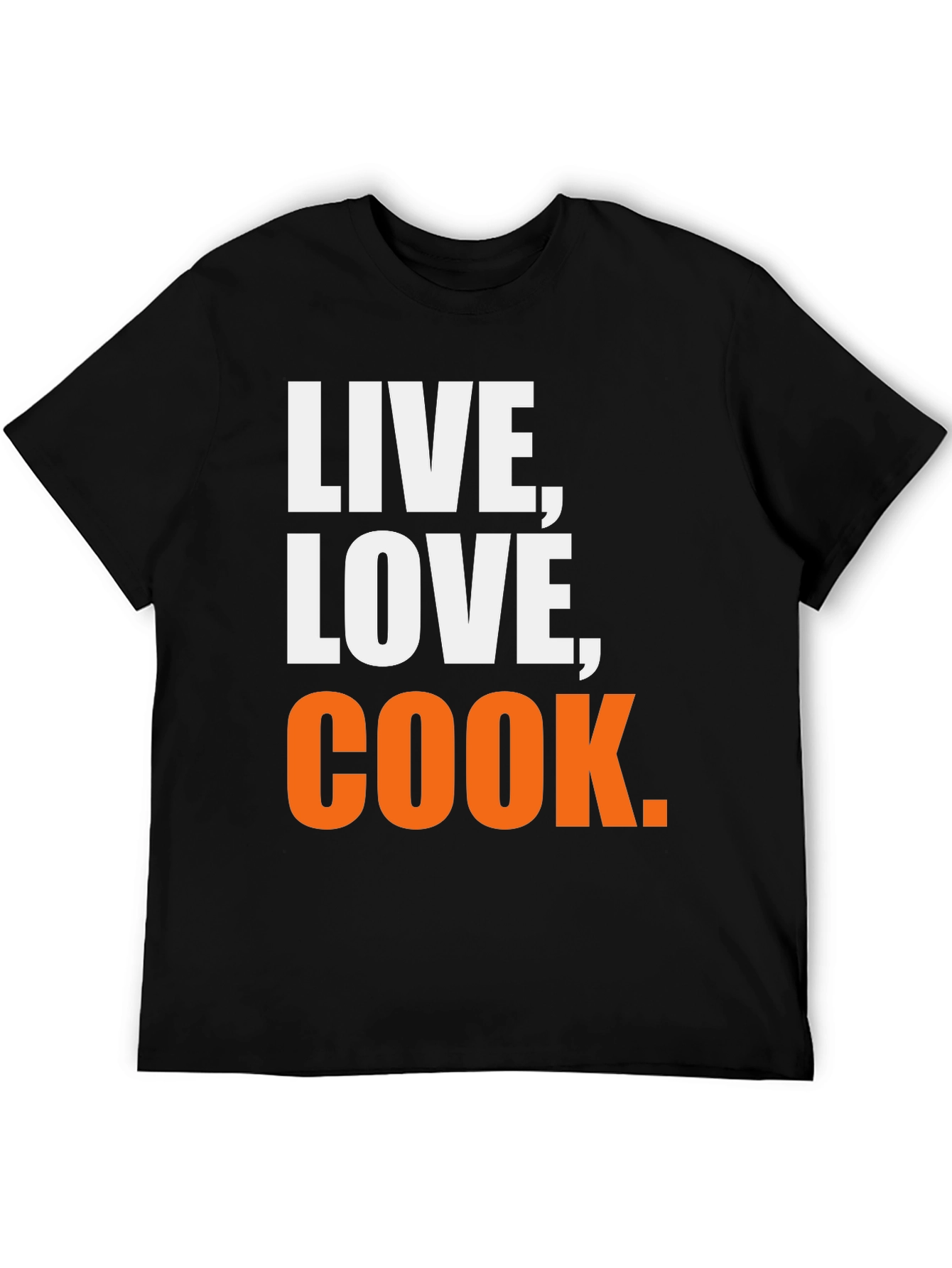 Live Love Cook Graphic T-Shirt