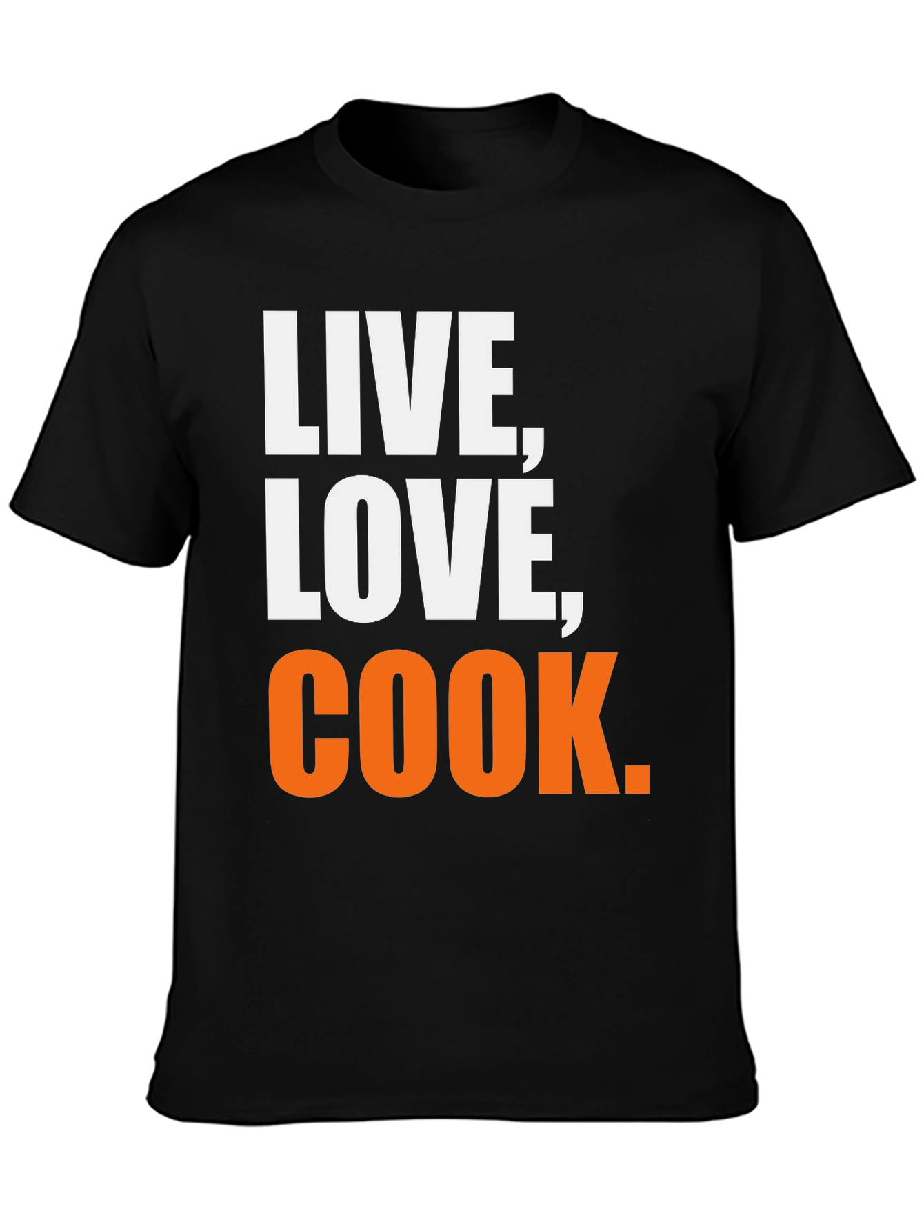 Live Love Cook Graphic T-Shirt