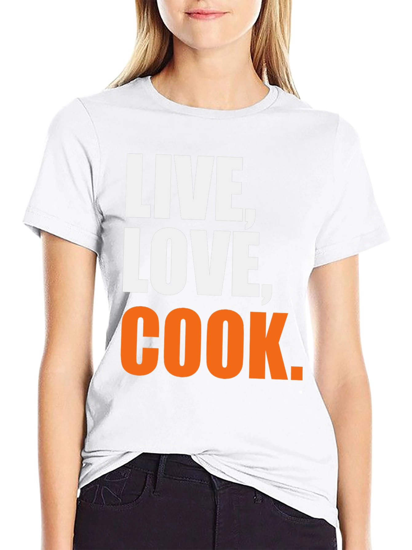 Live Love Cook Graphic T-Shirt