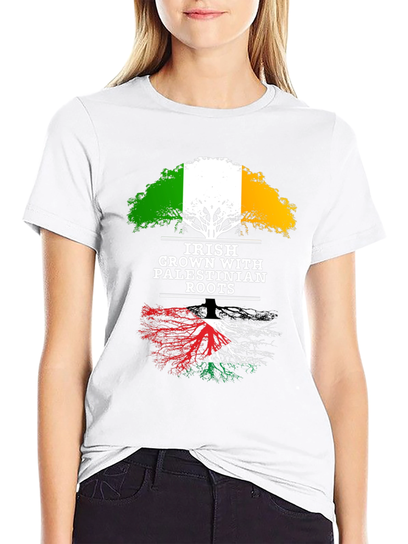 Irish Grown with Palestinian Roots T-Shirt