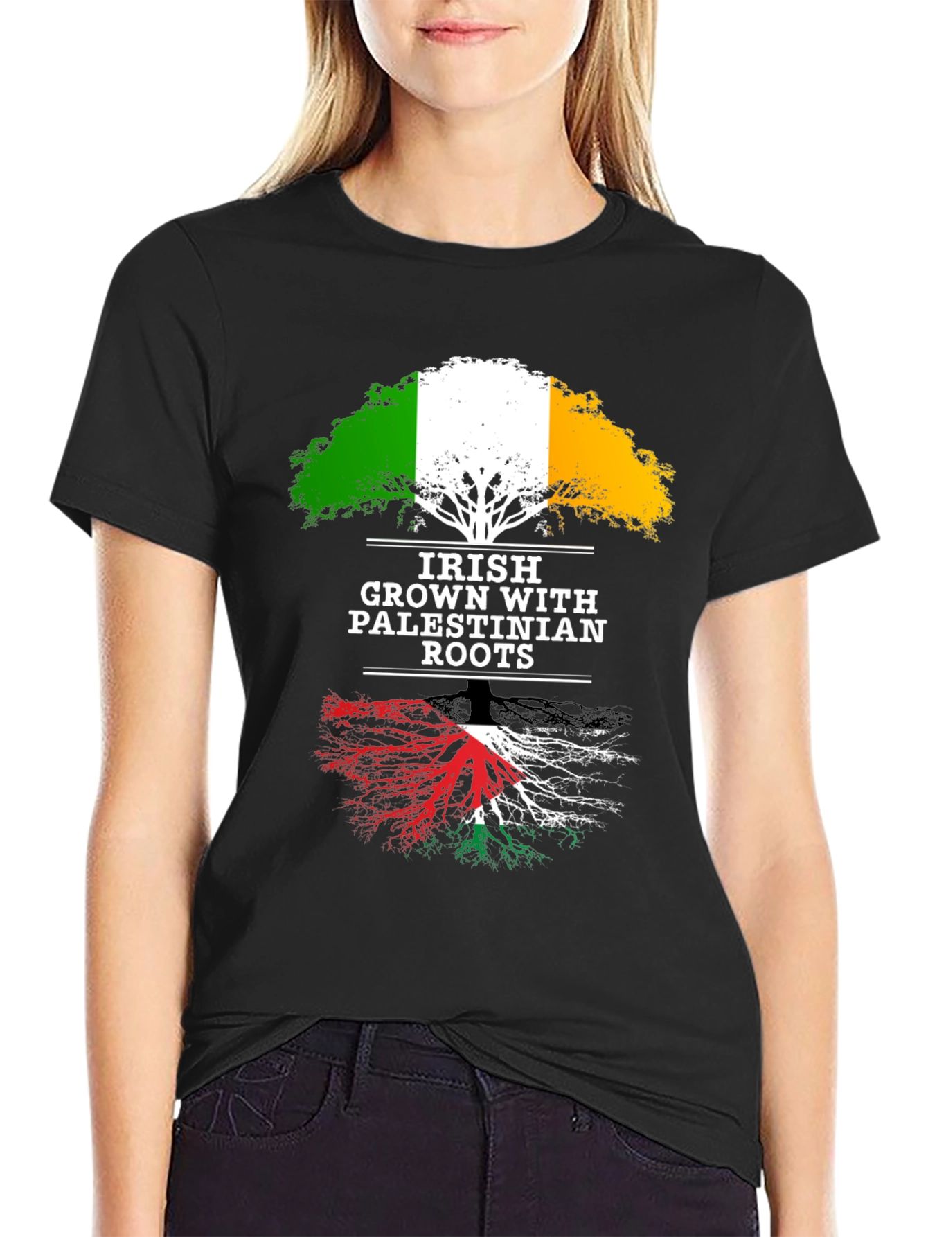 Irish Grown with Palestinian Roots T-Shirt
