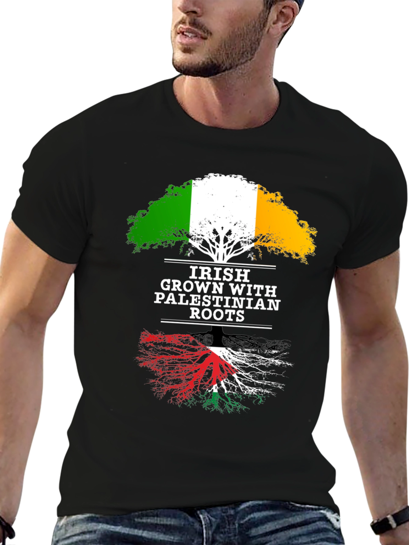 Irish Grown with Palestinian Roots T-Shirt