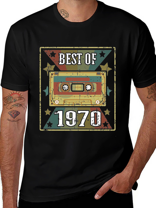 Best of 1970 Vintage Cassette Tape T-Shirt