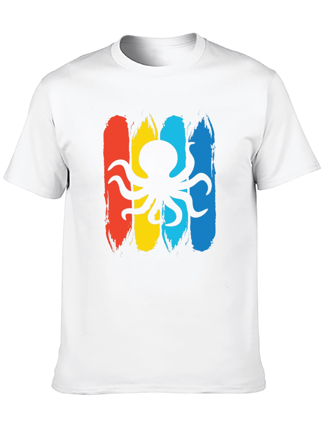 Octopus Graphic Mens Black T-Shirt