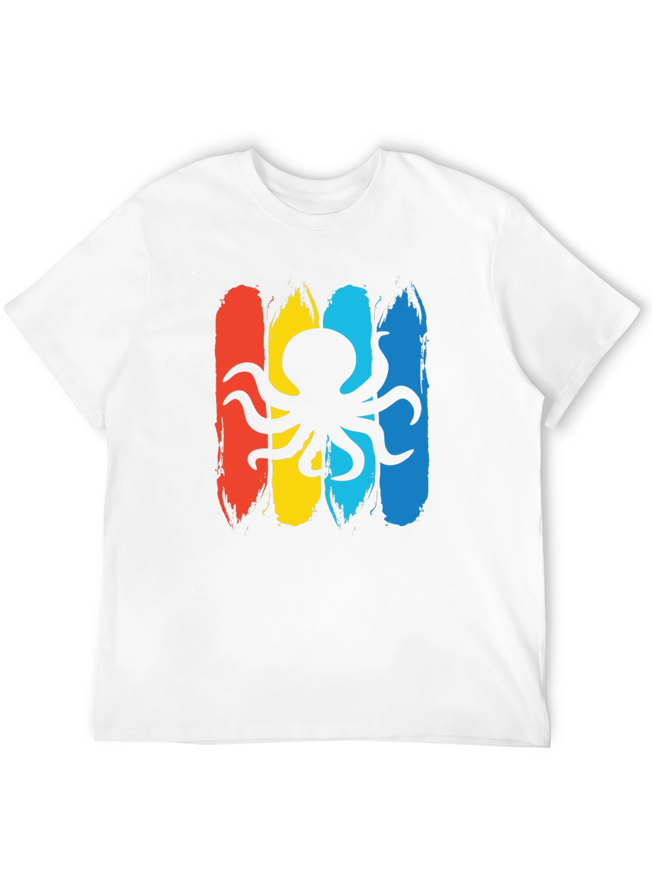 Octopus Graphic Mens Black T-Shirt