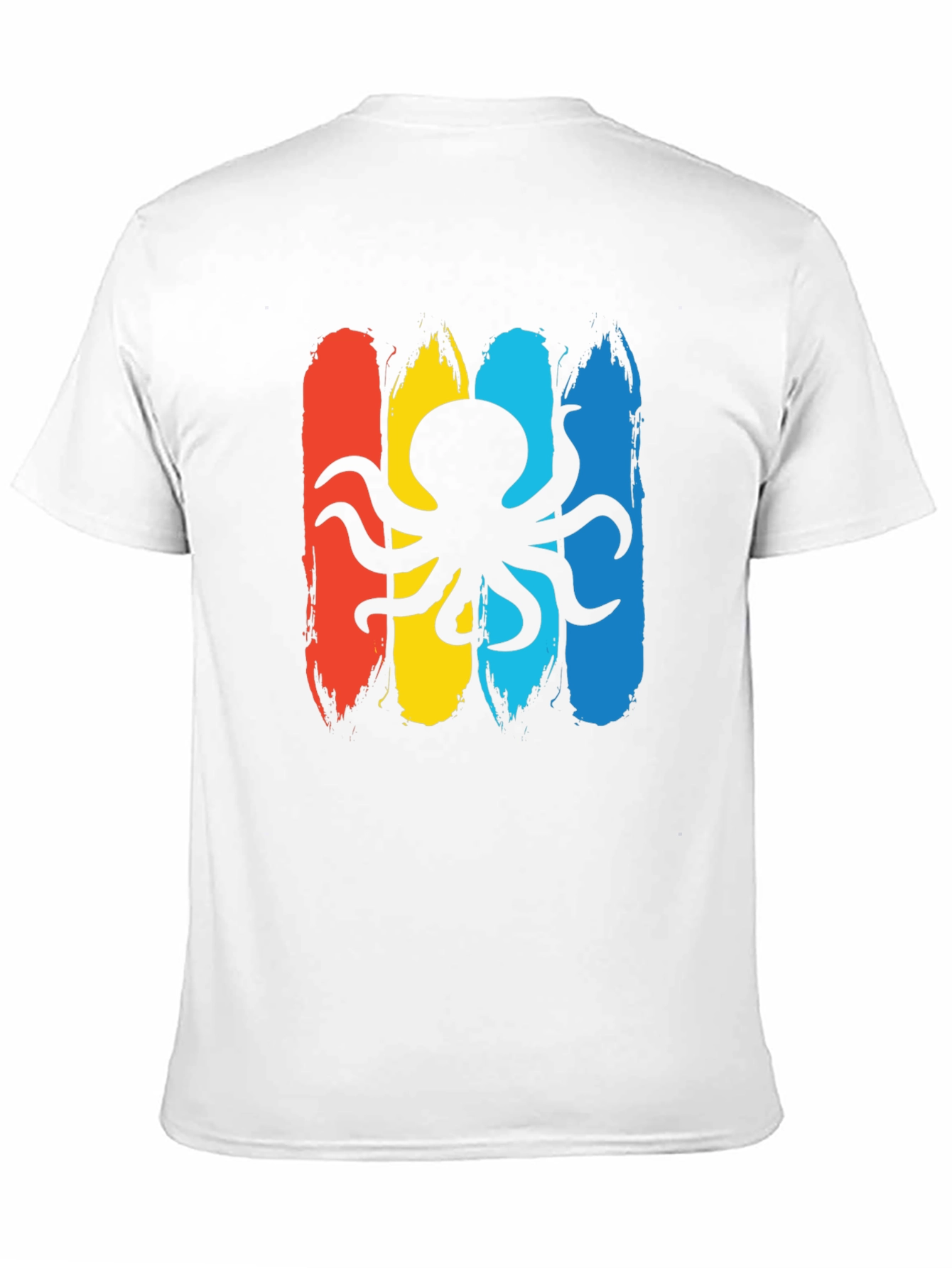 Octopus Graphic Mens Black T-Shirt