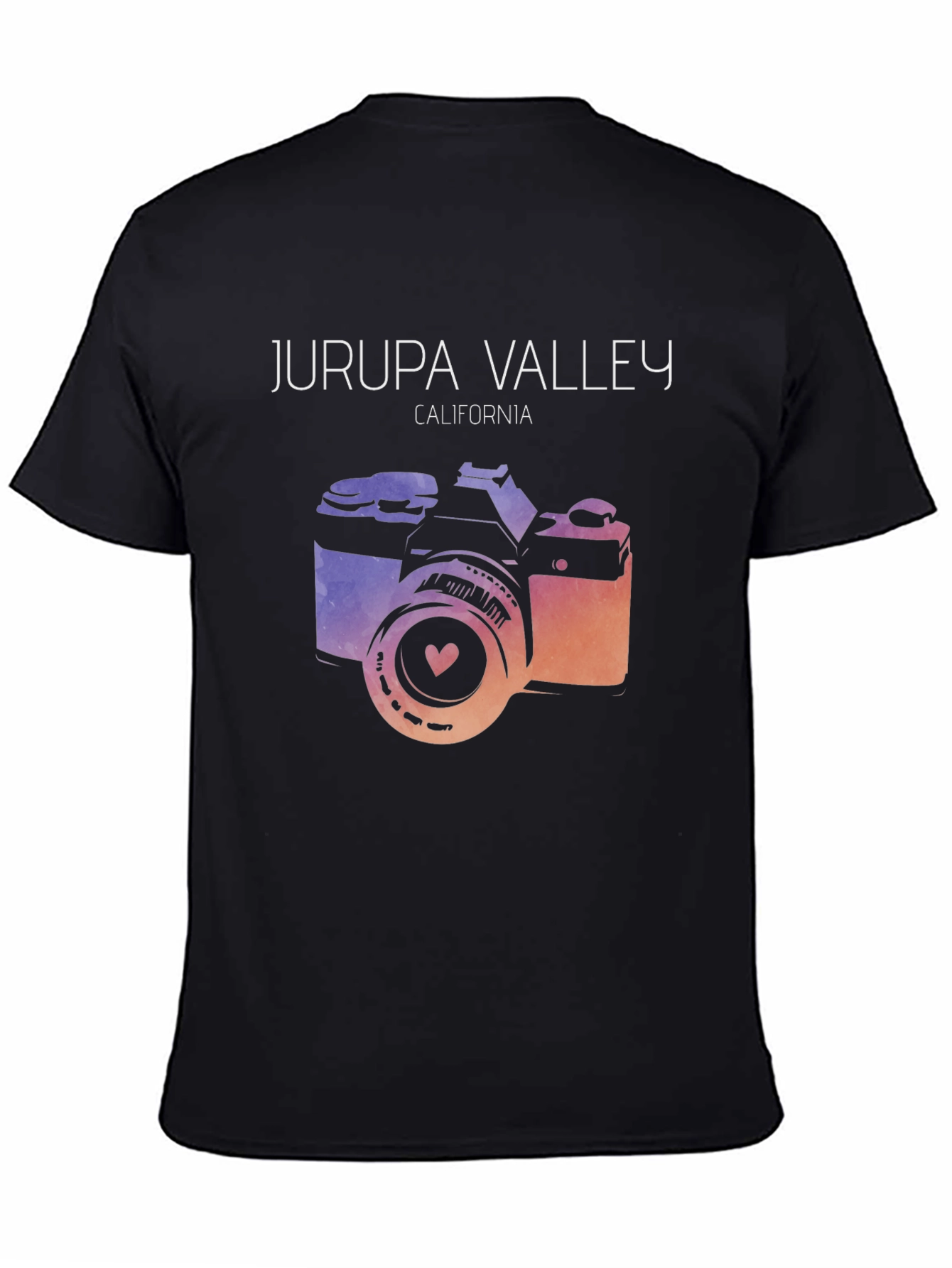 Jurupa Valley California Camera Graphic Tee