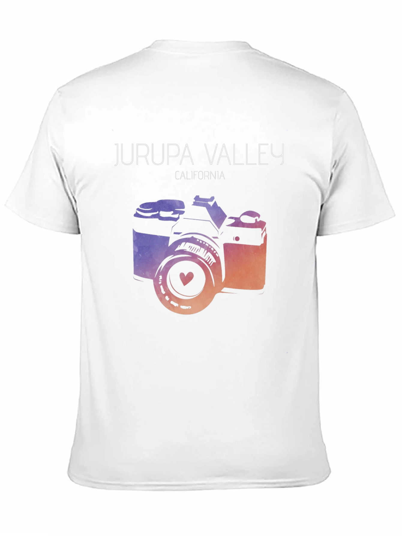 Jurupa Valley California Camera Graphic Tee