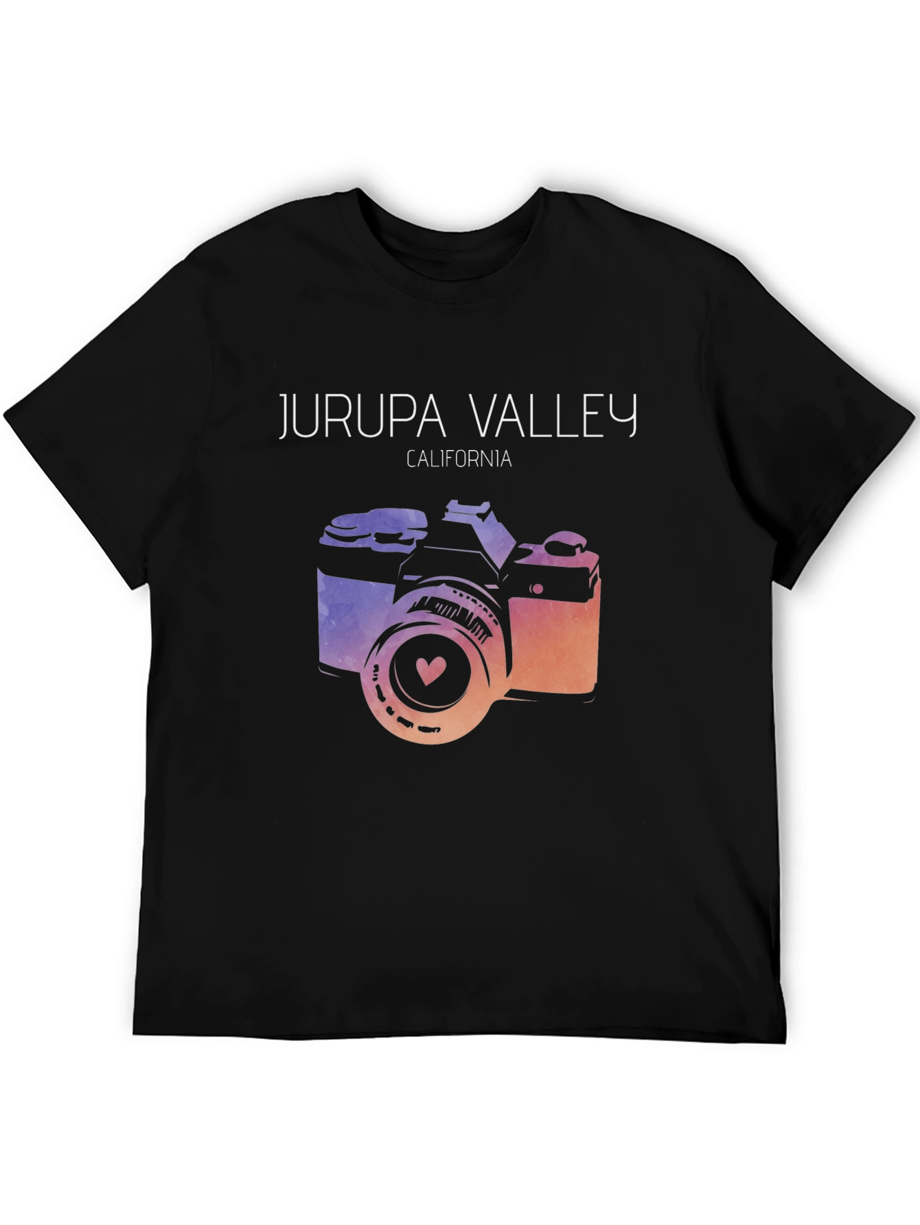 Jurupa Valley California Camera Graphic Tee