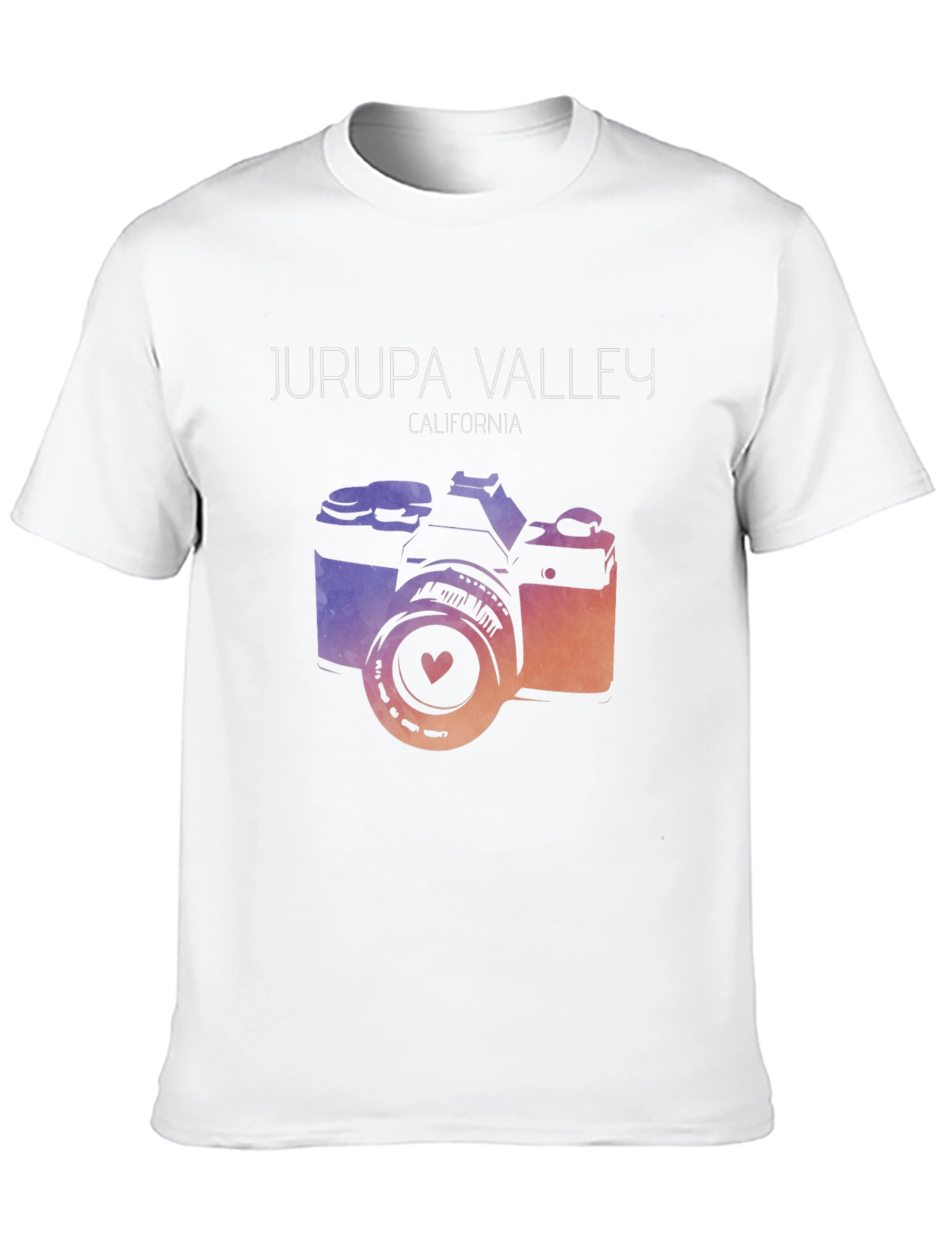 Jurupa Valley California Camera Graphic Tee