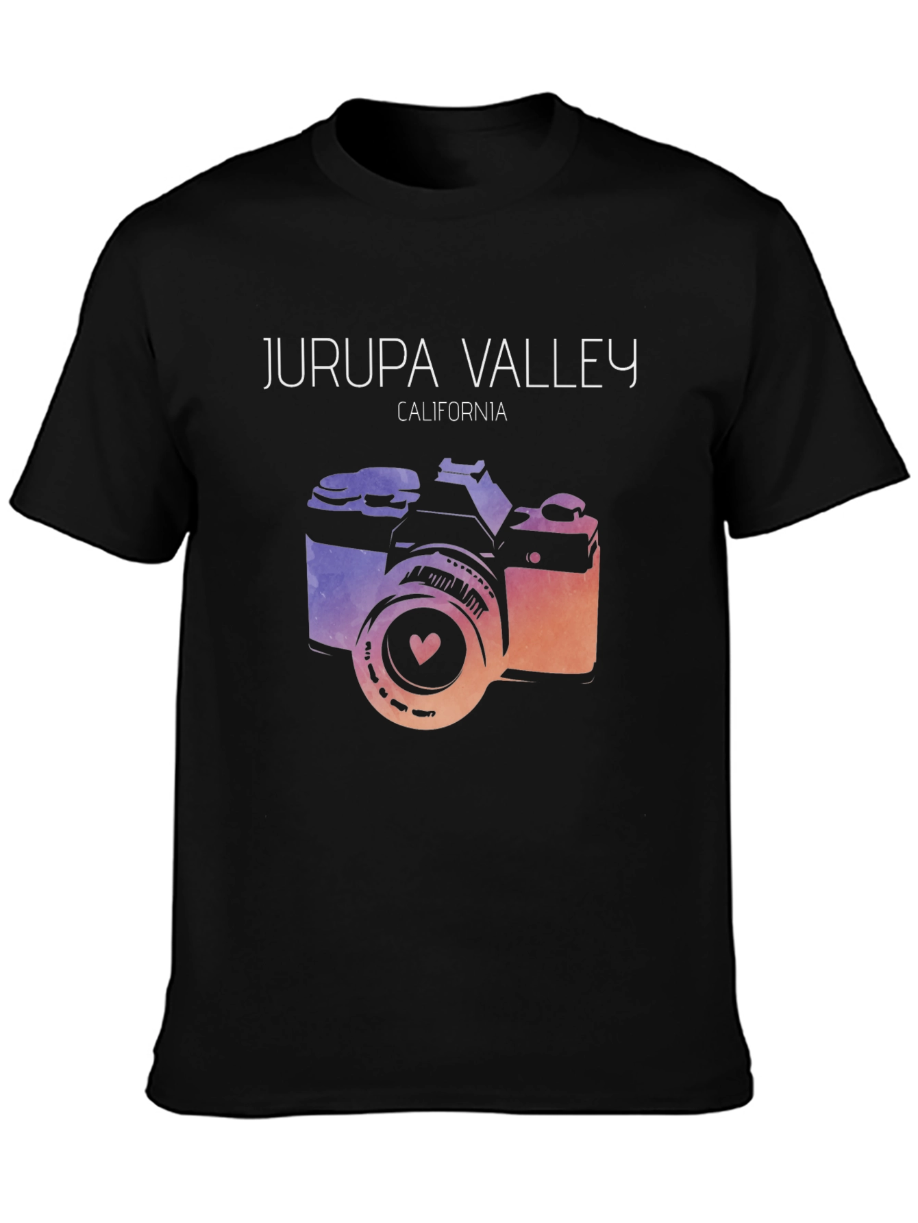 Jurupa Valley California Camera Graphic Tee