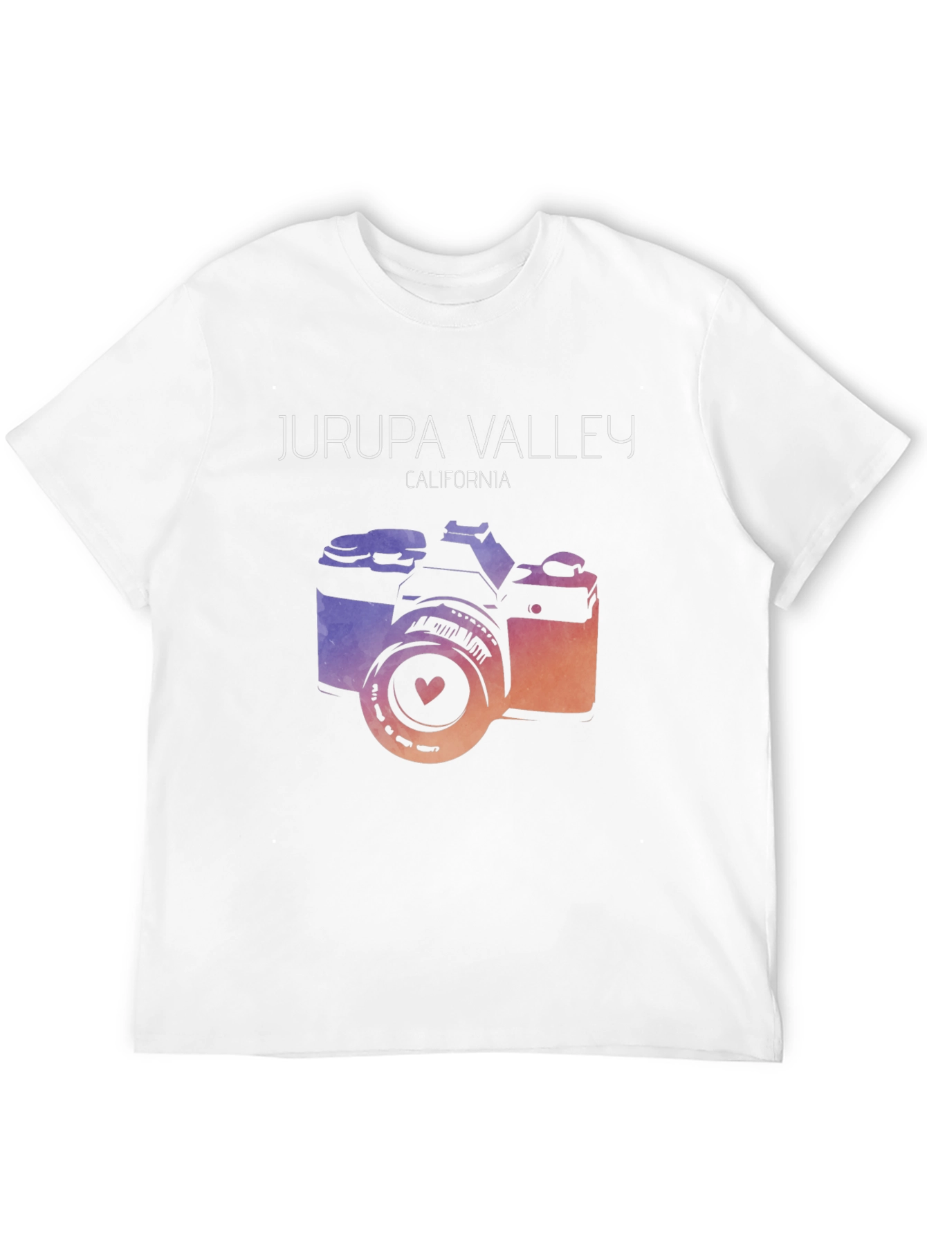 Jurupa Valley California Camera Graphic Tee
