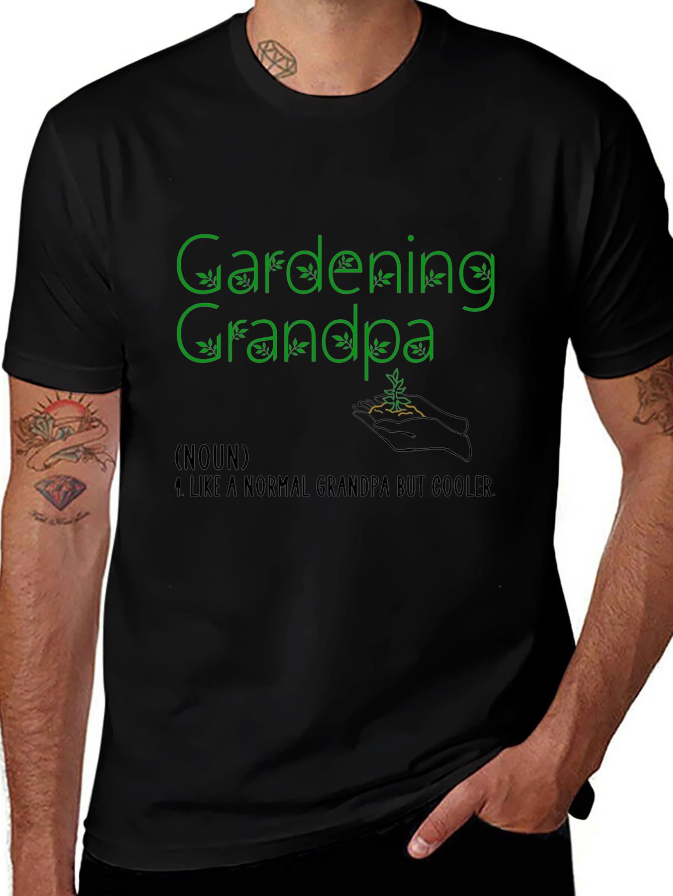 Gardening Grandpa T-Shirt - Cool Grandpa Tee