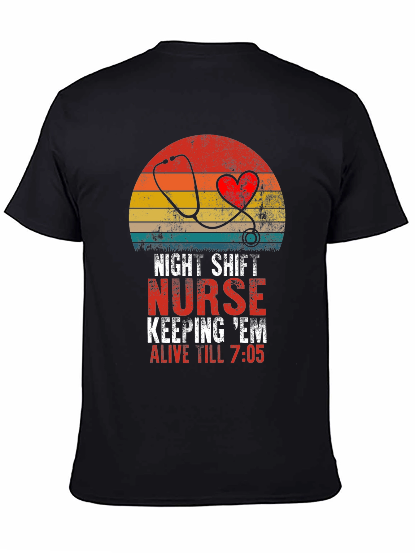 Night Shift Nurse Graphic T-Shirt