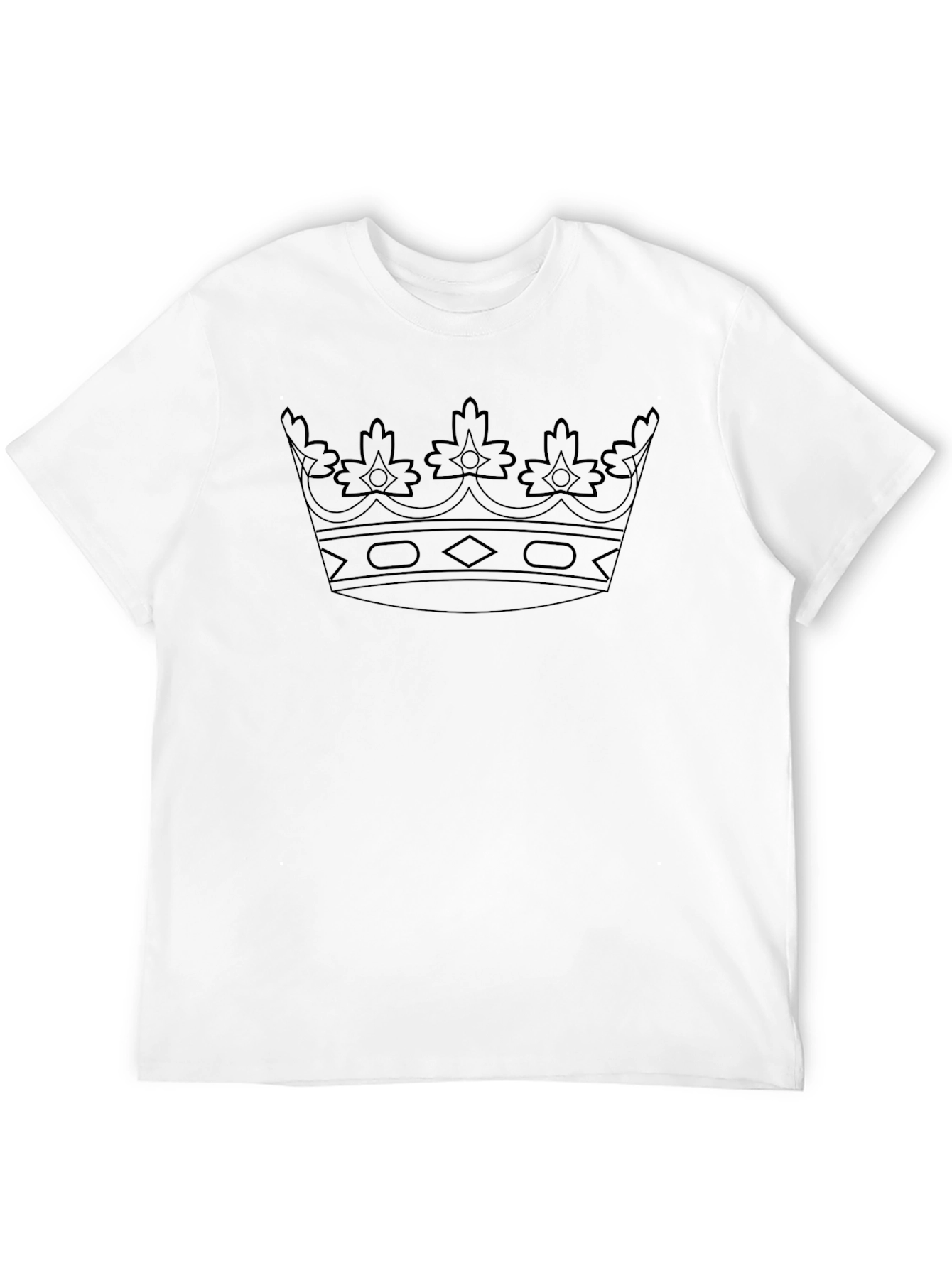 Crown Graphic T-Shirt - Stylish Mens Tee