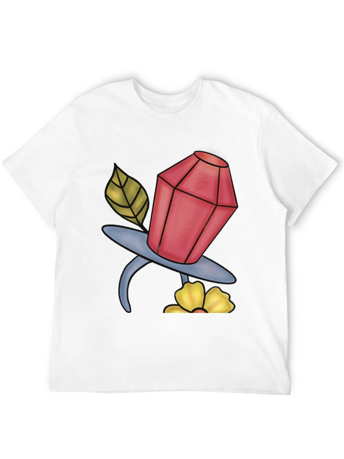 Cartoon Jewel Pacifier T-Shirt