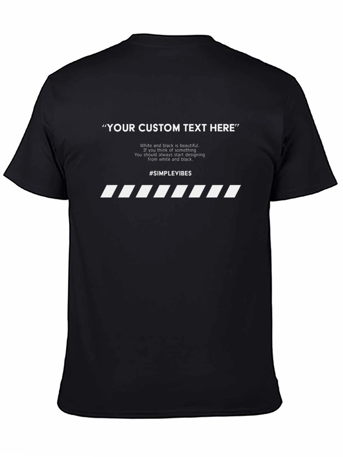 Customizable Minimalist Graphic T-Shirt