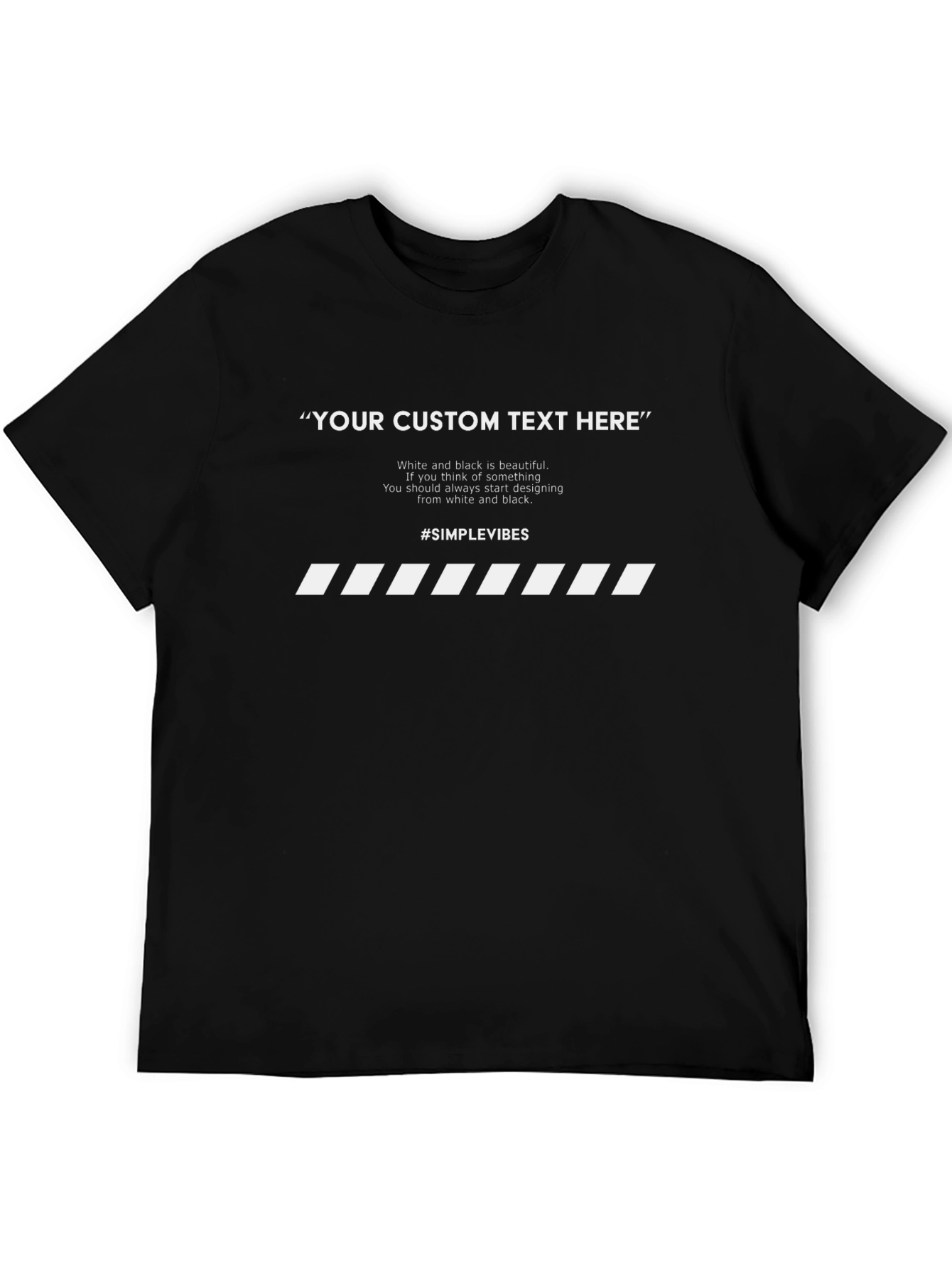 Customizable Minimalist Graphic T-Shirt