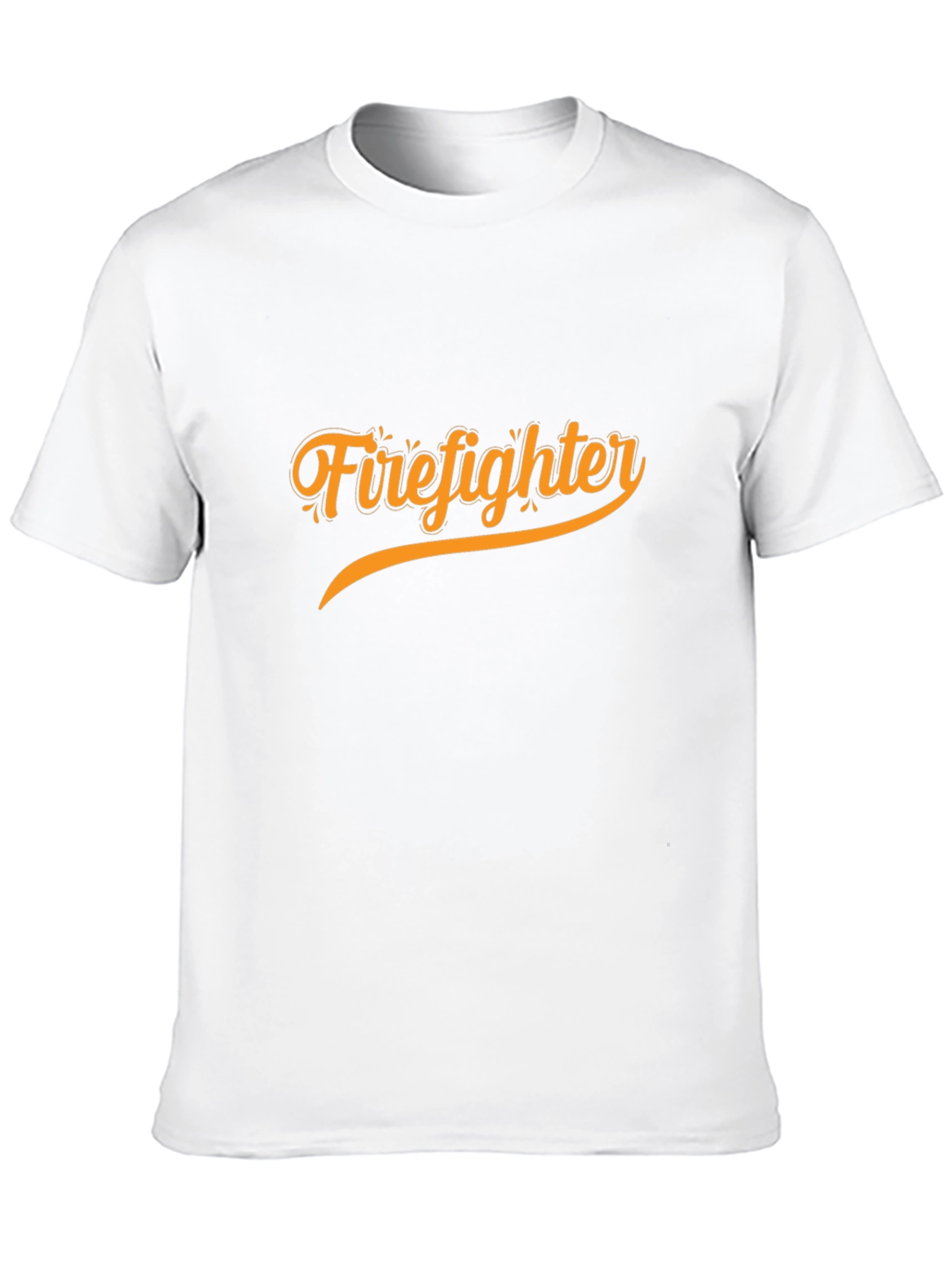 Firefighter Graphic Tee - Black Cotton Blend