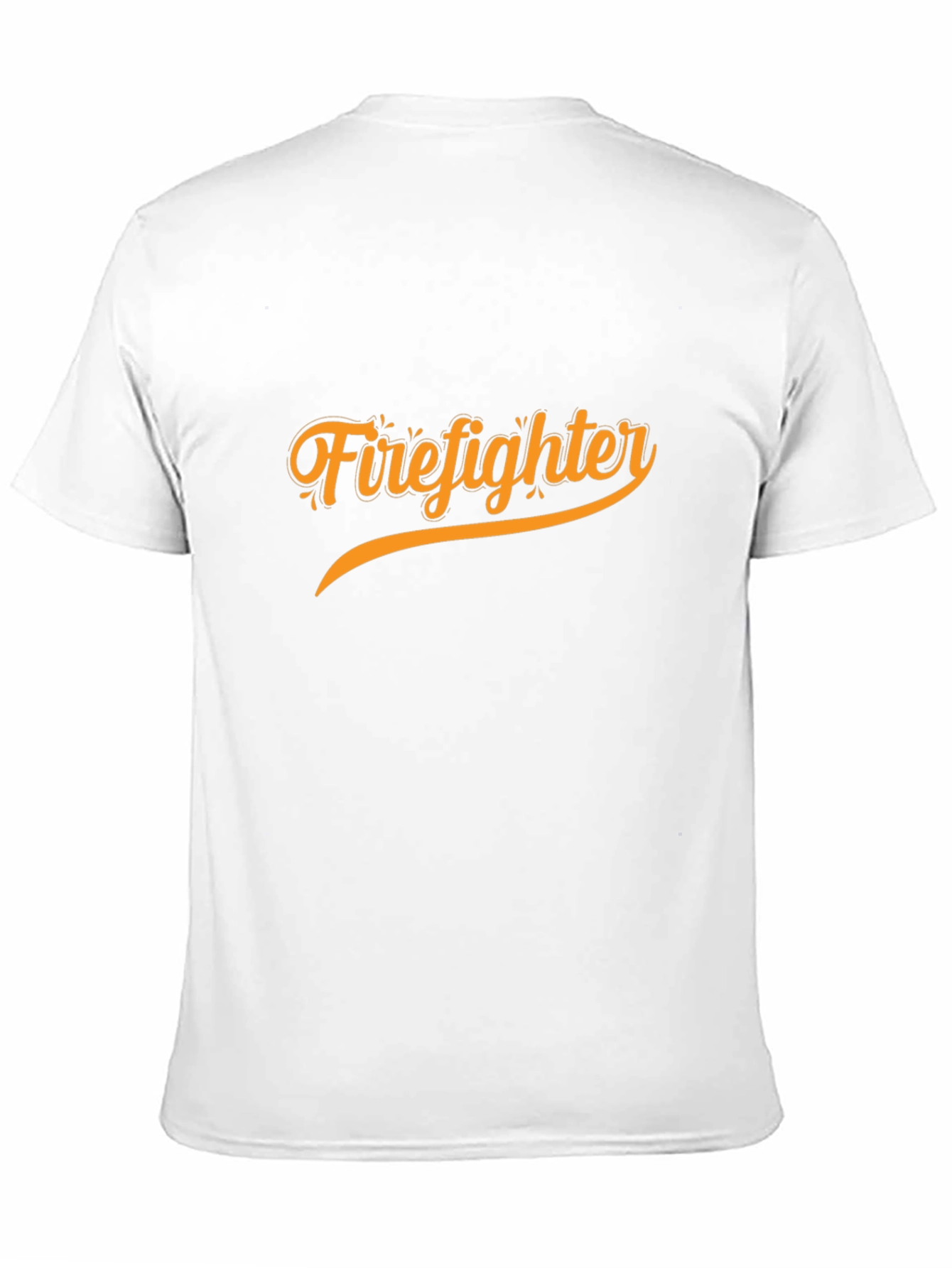 Firefighter Graphic Tee - Black Cotton Blend