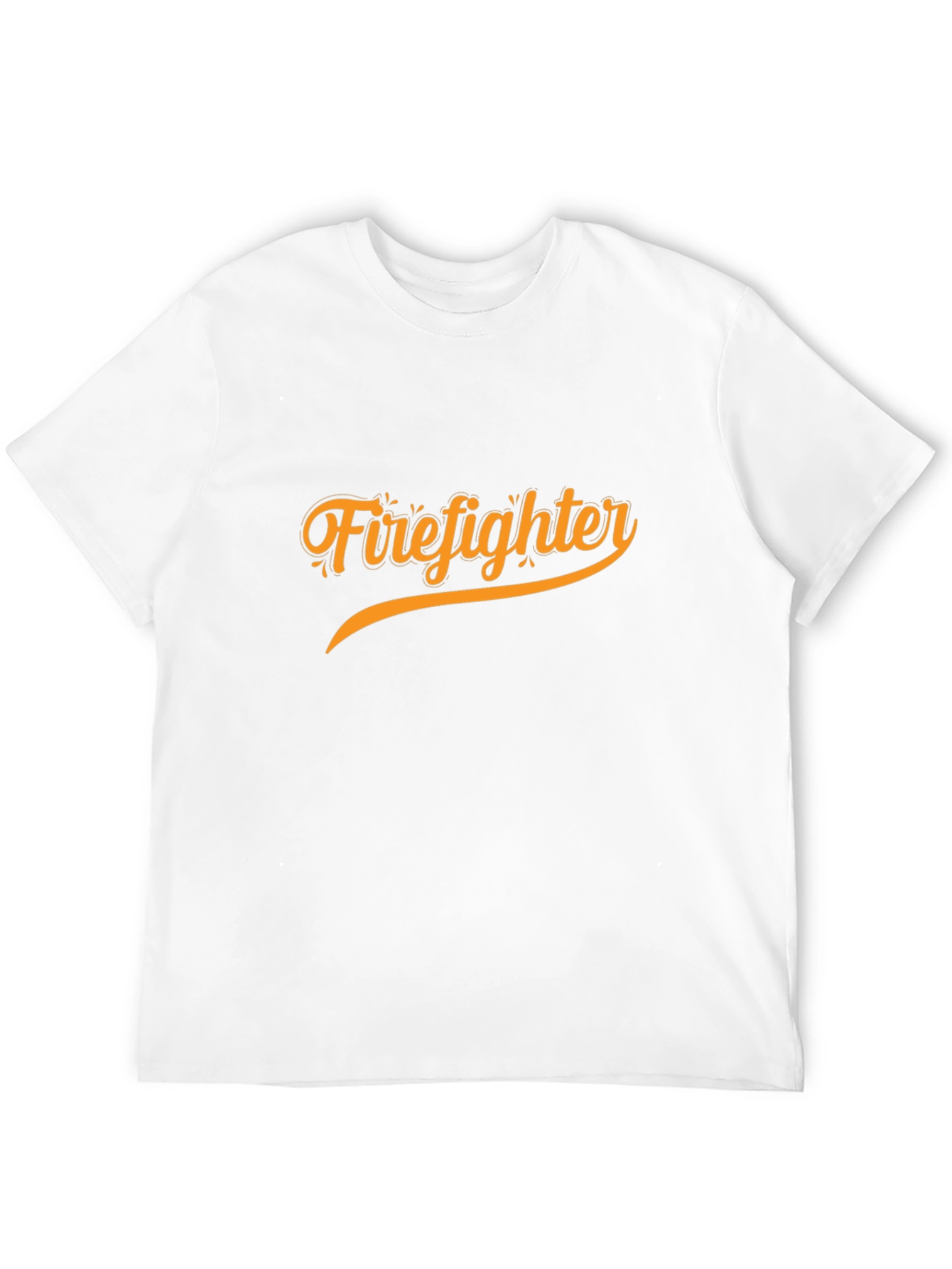 Firefighter Graphic Tee - Black Cotton Blend
