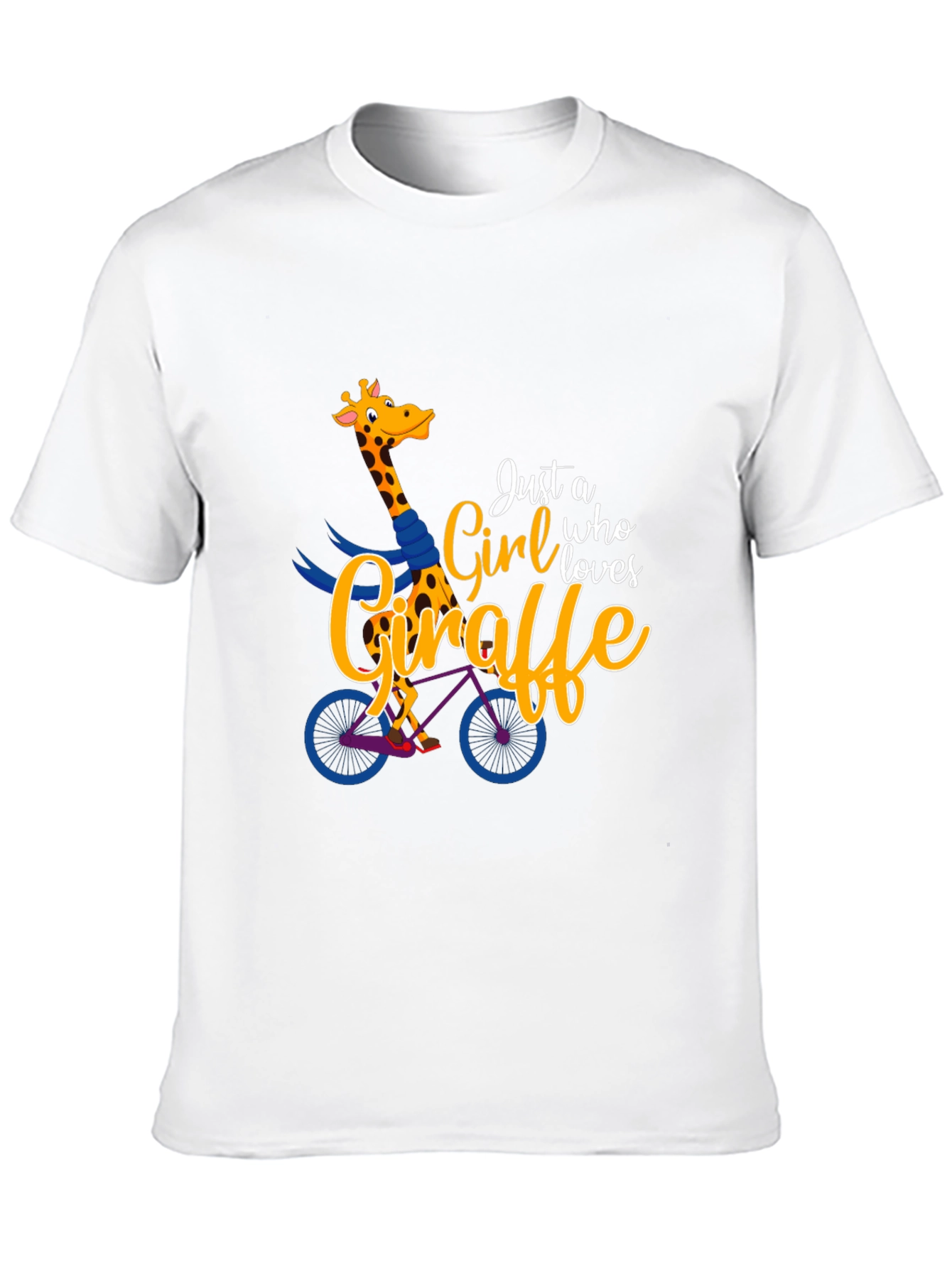 Giraffe Lover Graphic Tee - Black T-Shirt