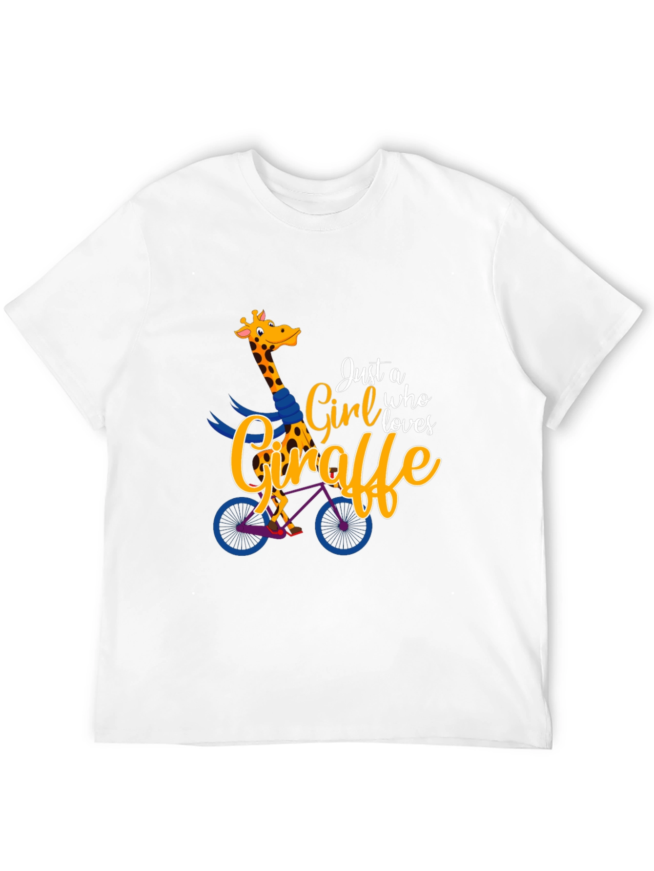 Giraffe Lover Graphic Tee - Black T-Shirt