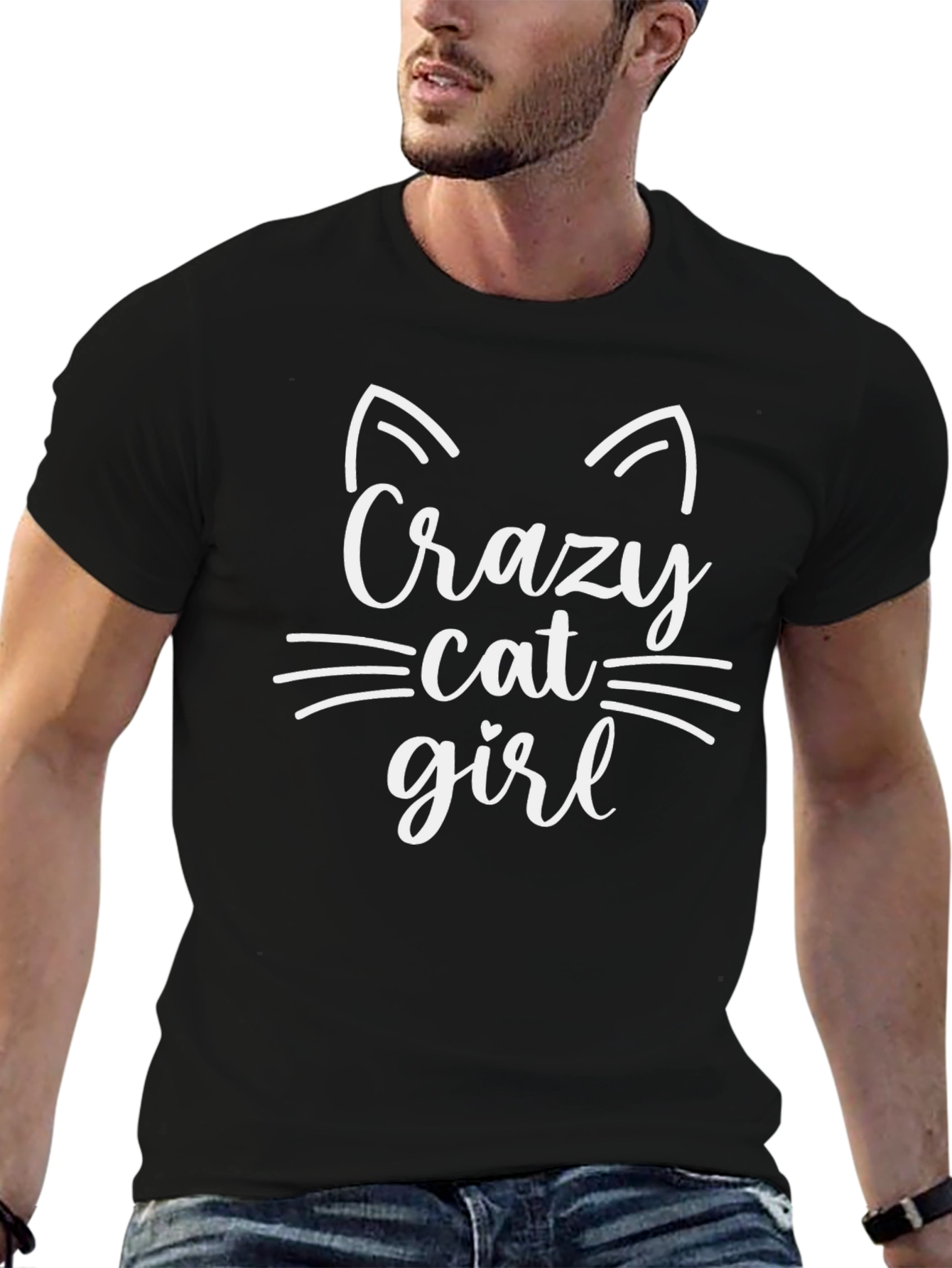 Crazy Cat Girl T-Shirt