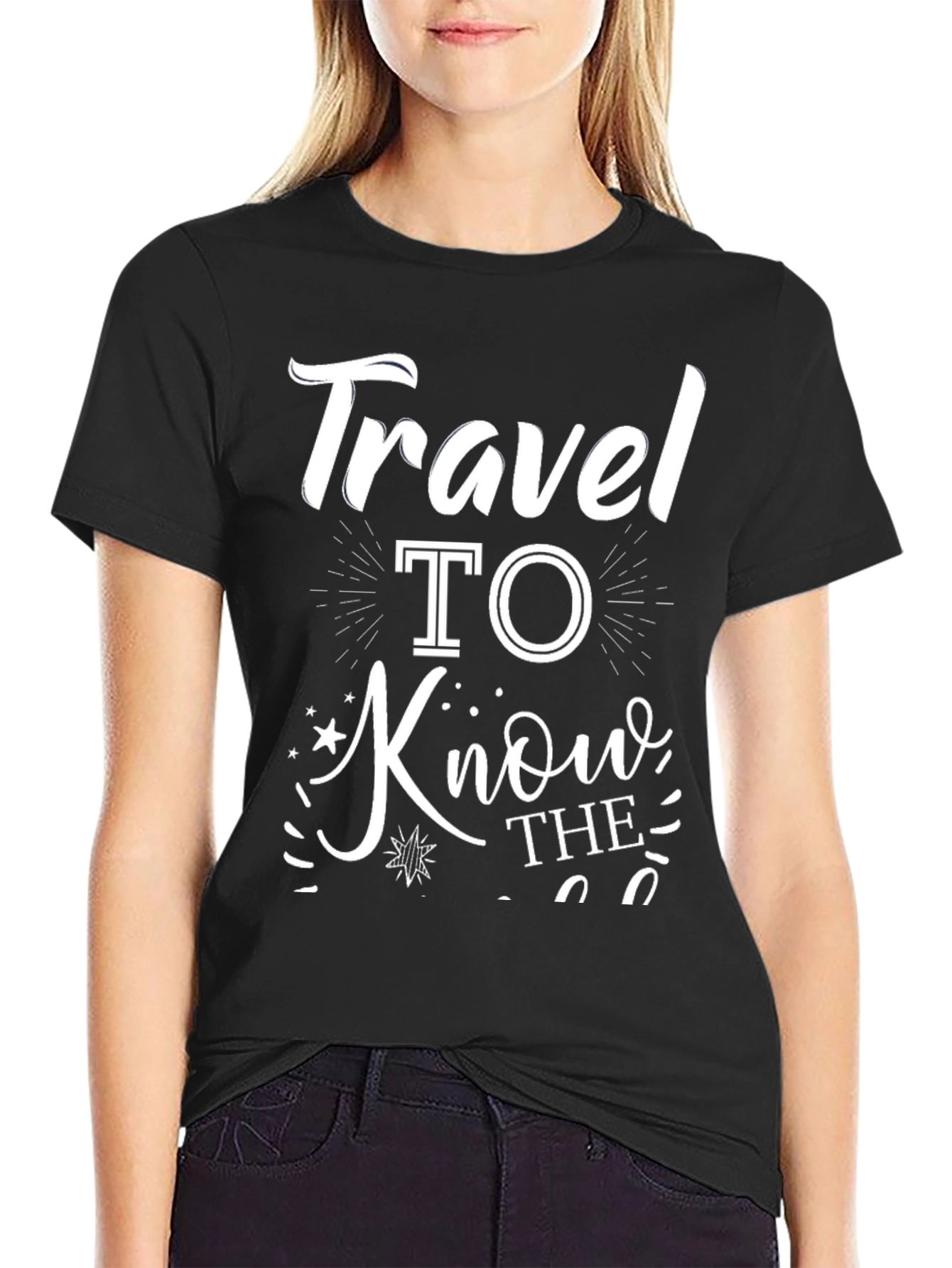 Travel To Know The World Graphic Tee