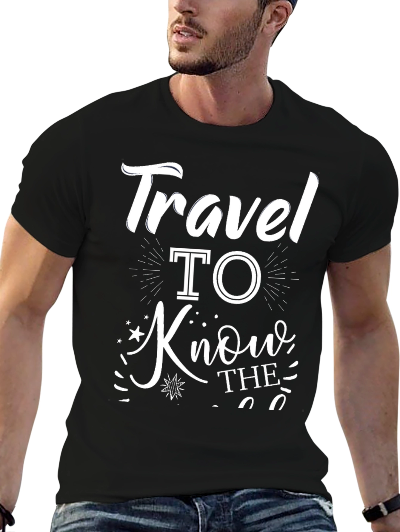 Travel To Know The World Graphic Tee