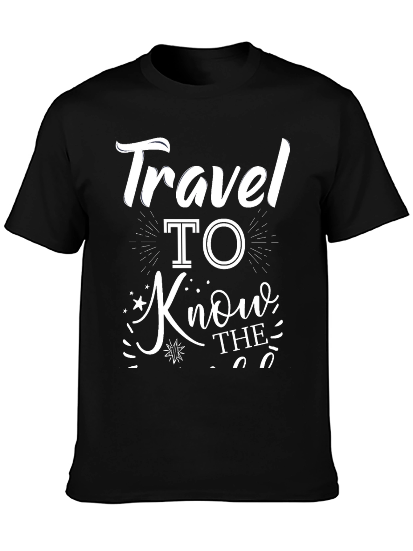 Travel To Know The World Graphic Tee