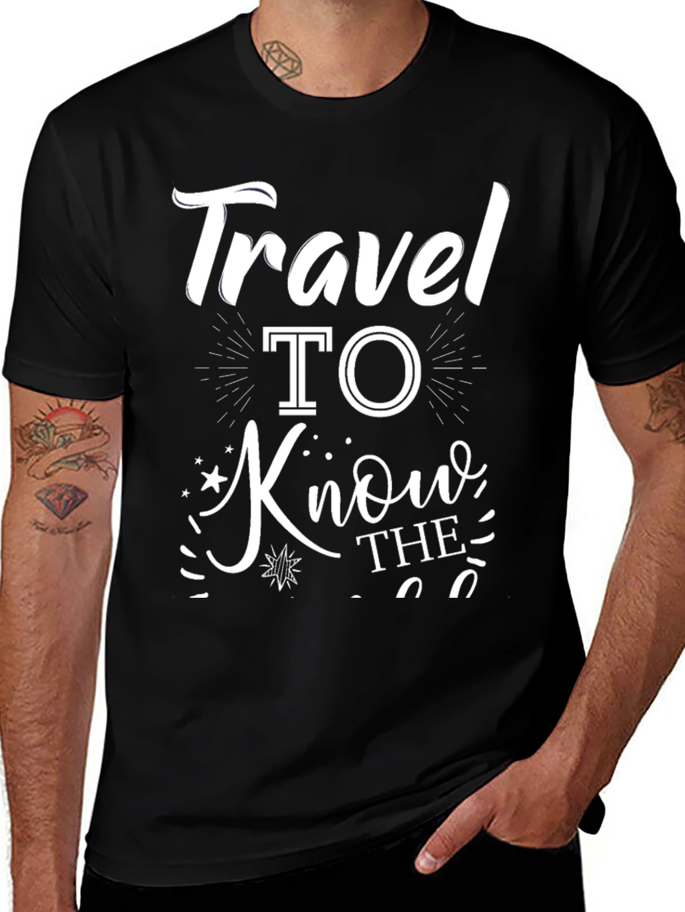 Travel To Know The World Graphic Tee
