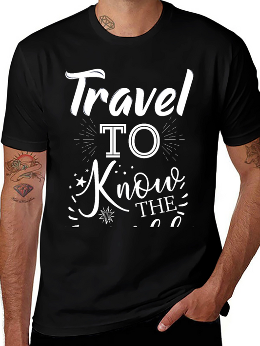 Travel To Know The World Graphic Tee