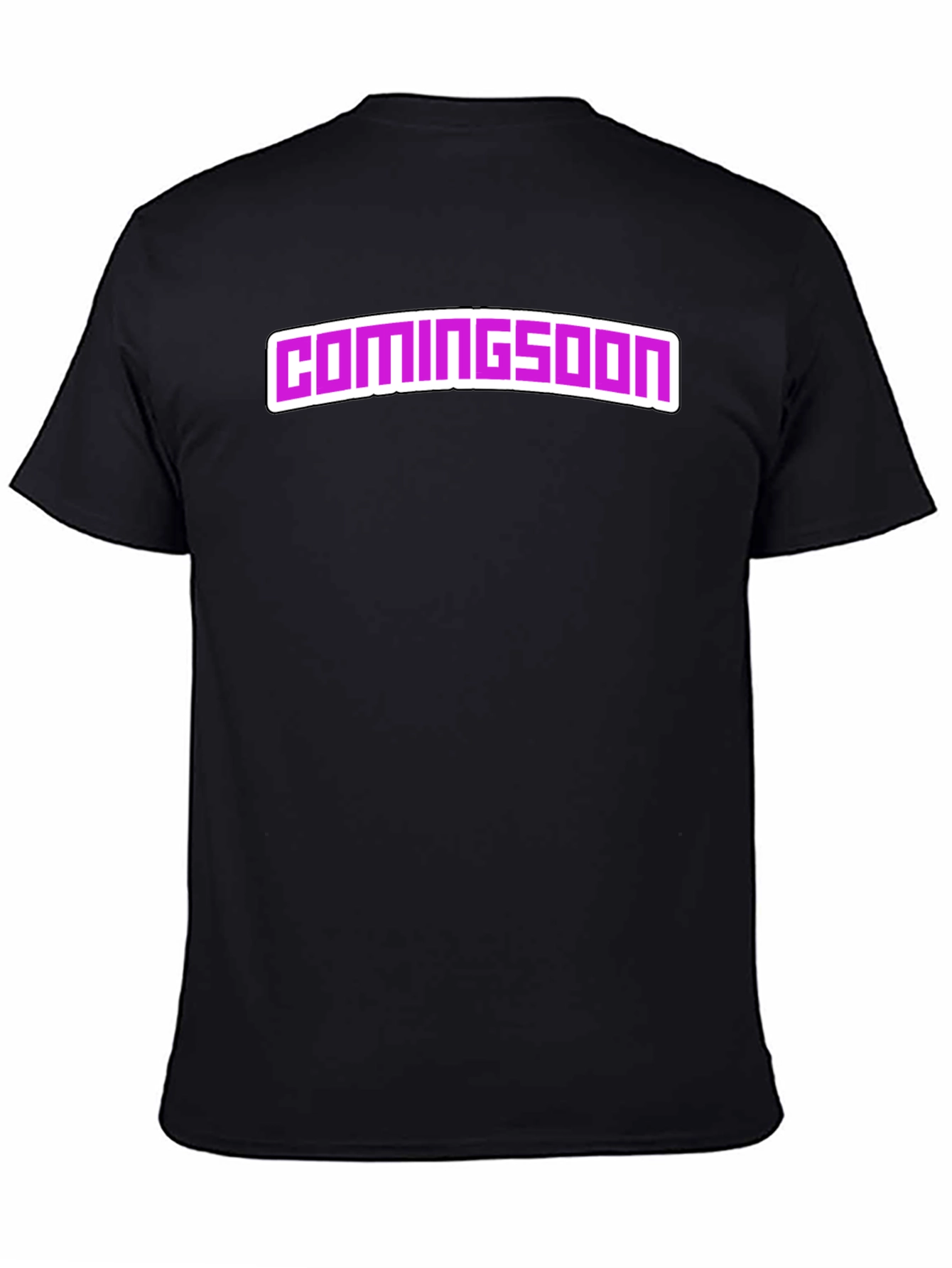 Coming Soon Black Graphic Tee