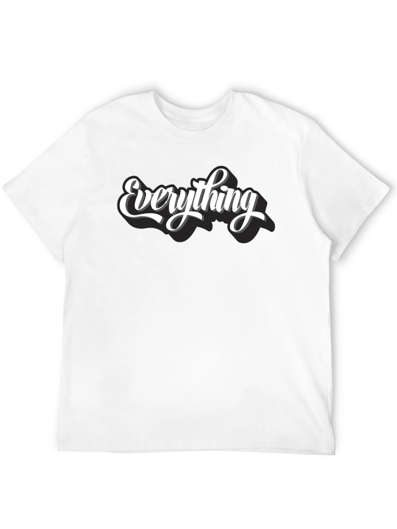 Everything T-Shirt - Black Crew Neck Tee