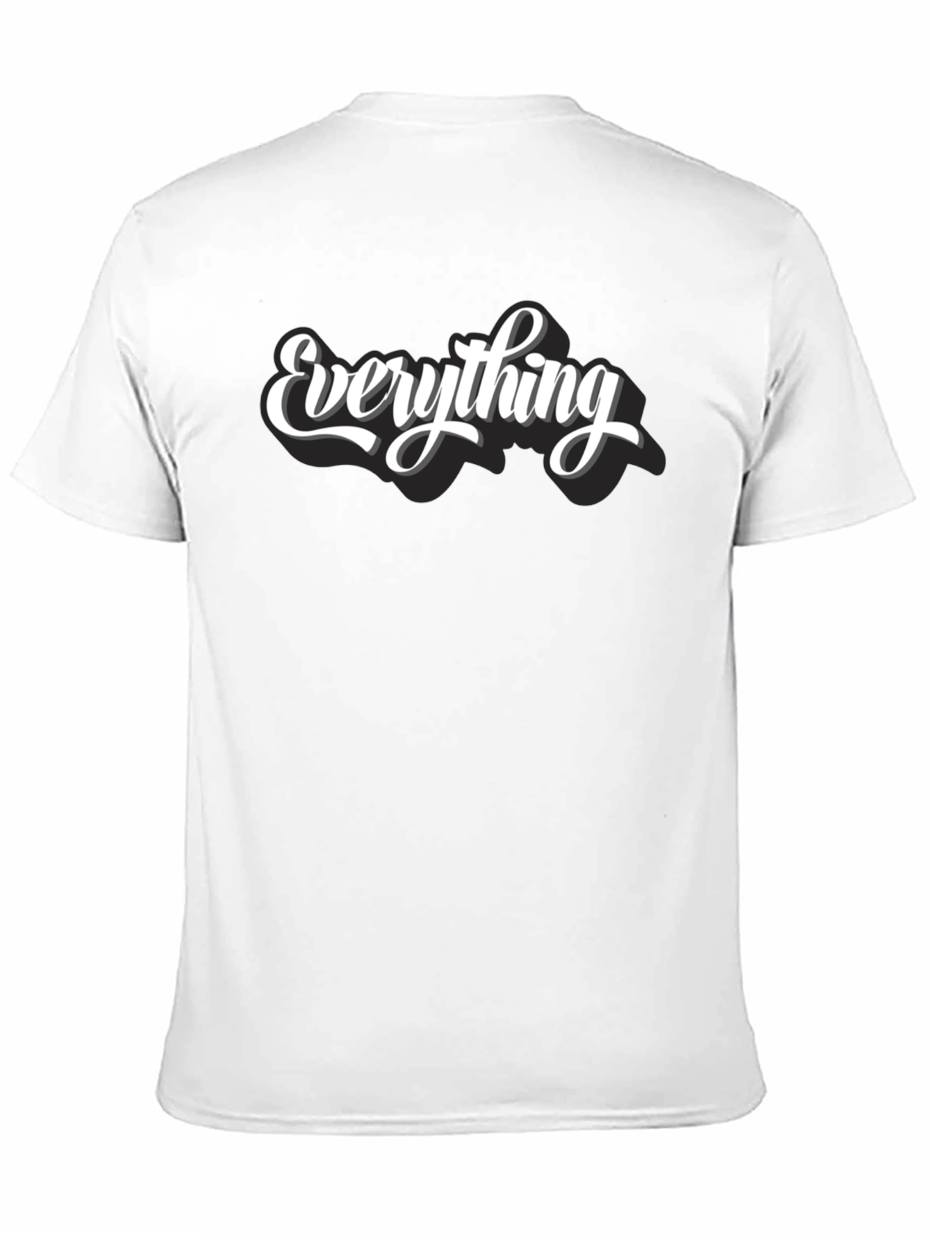 Everything T-Shirt - Black Crew Neck Tee