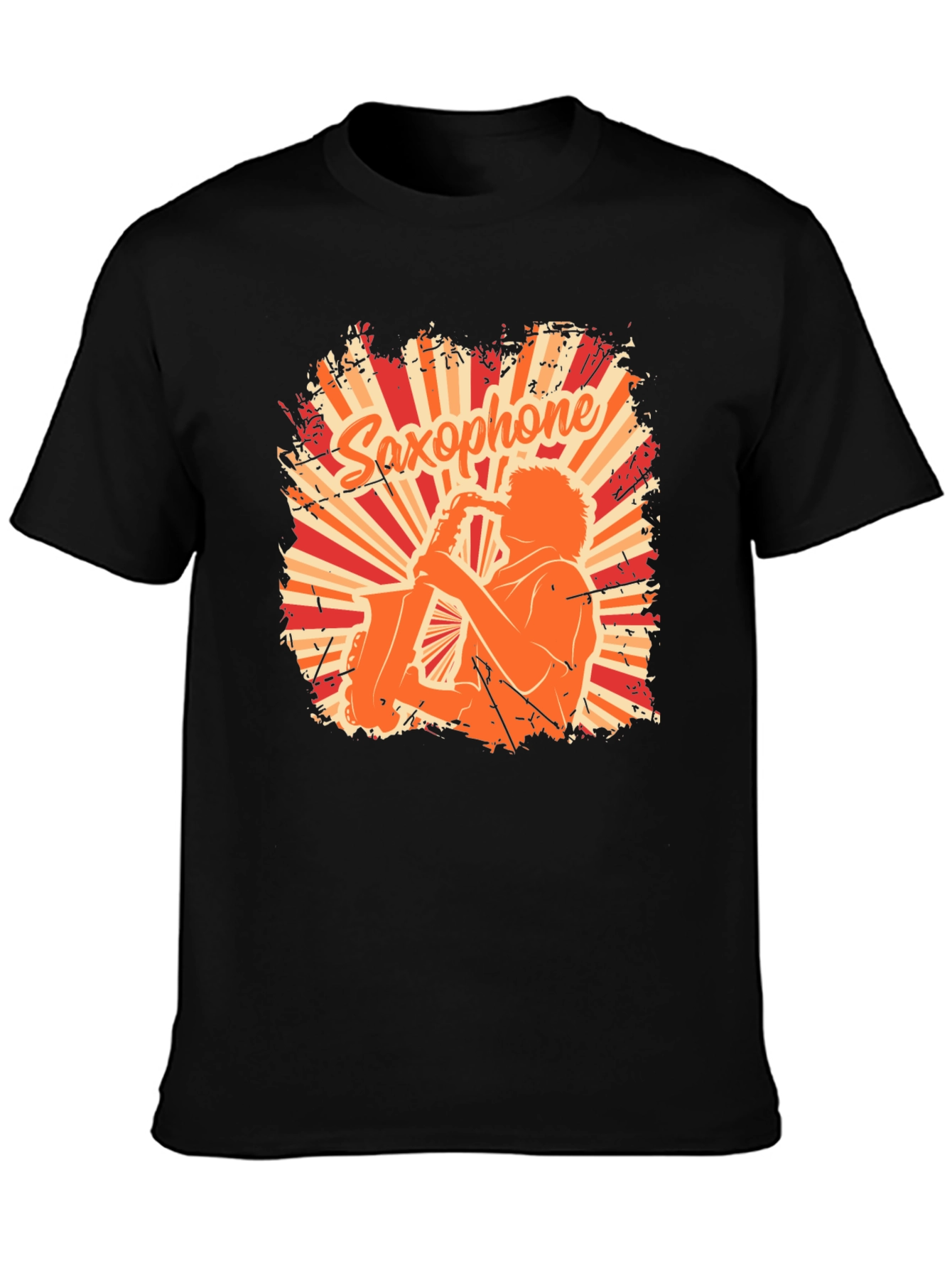 Saxophone Player Graphic Tee - Cool Musician T-Shirt