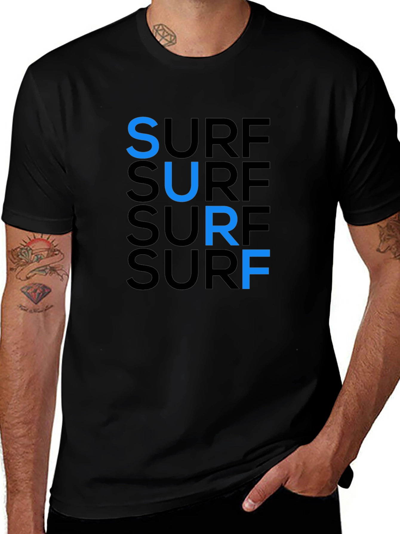 Surf Tee: Cool Cotton Graphic T-Shirt