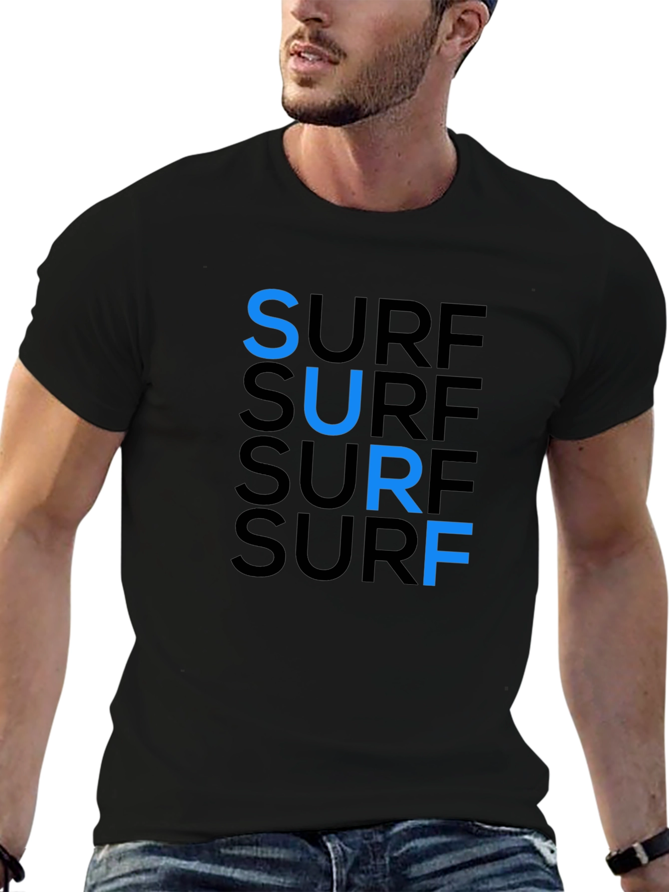 Surf Tee: Cool Cotton Graphic T-Shirt