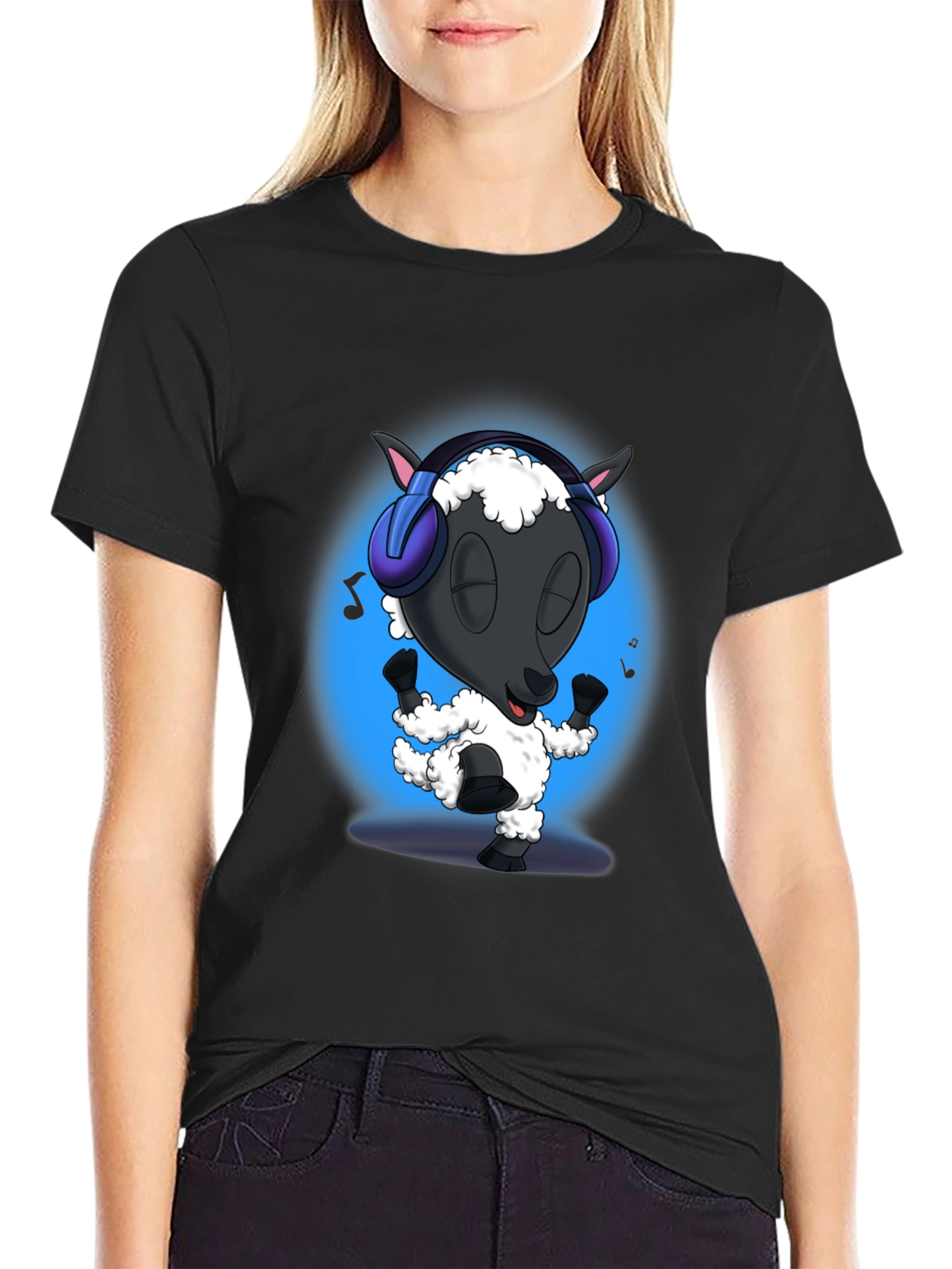Dancing Sheep T-Shirt - DJ Music Lover Tee
