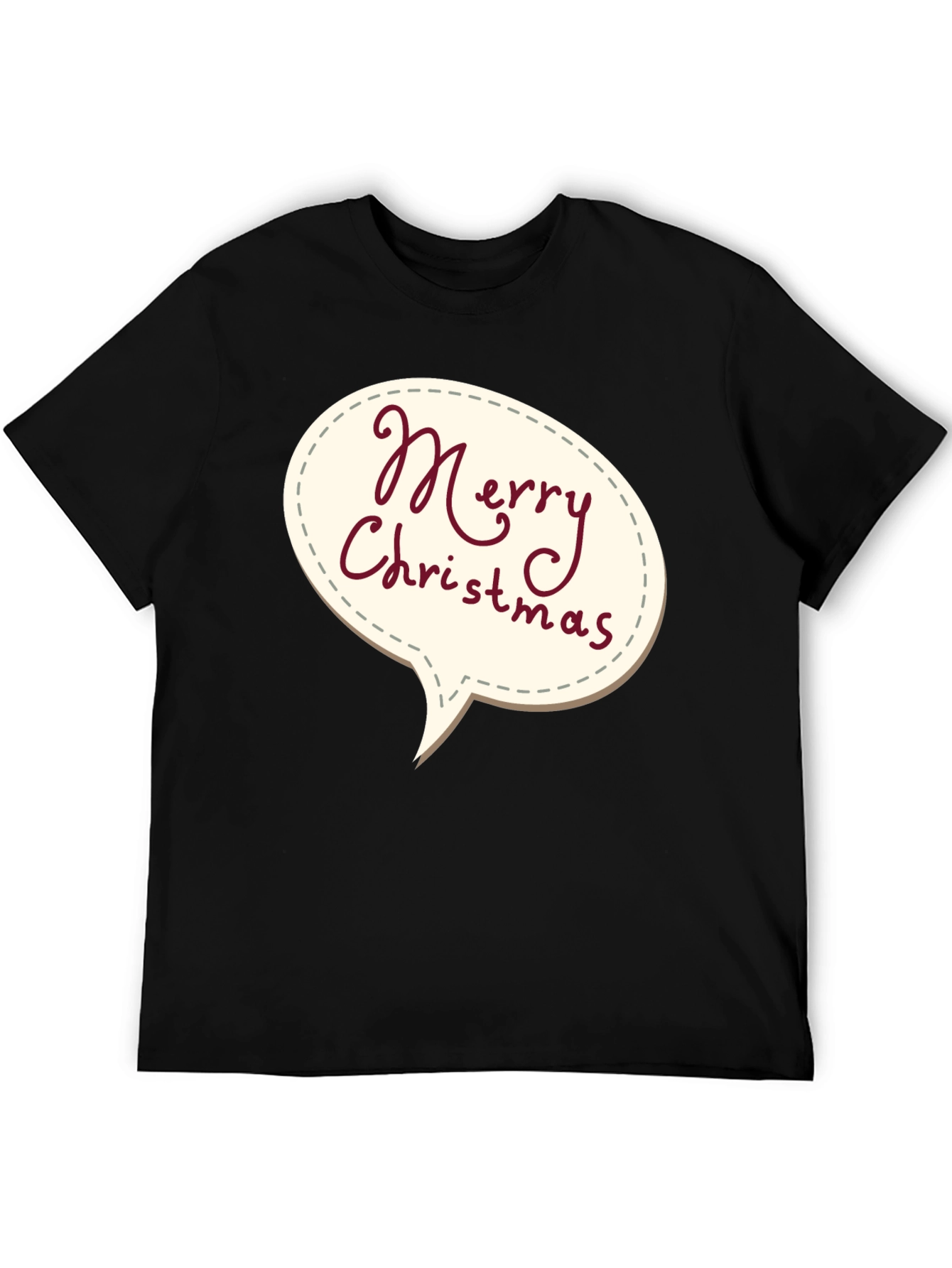 Merry Christmas Speech Bubble T-Shirt
