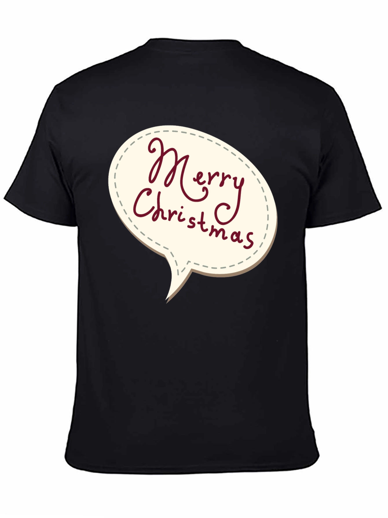 Merry Christmas Speech Bubble T-Shirt