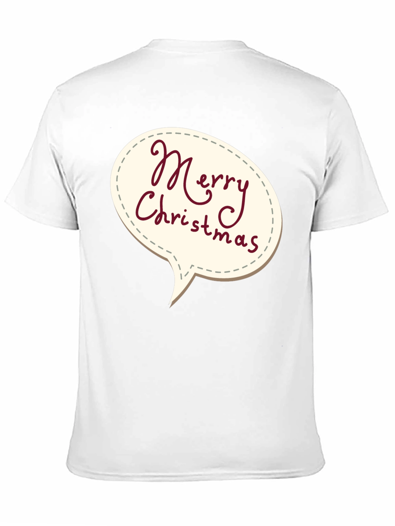 Merry Christmas Speech Bubble T-Shirt