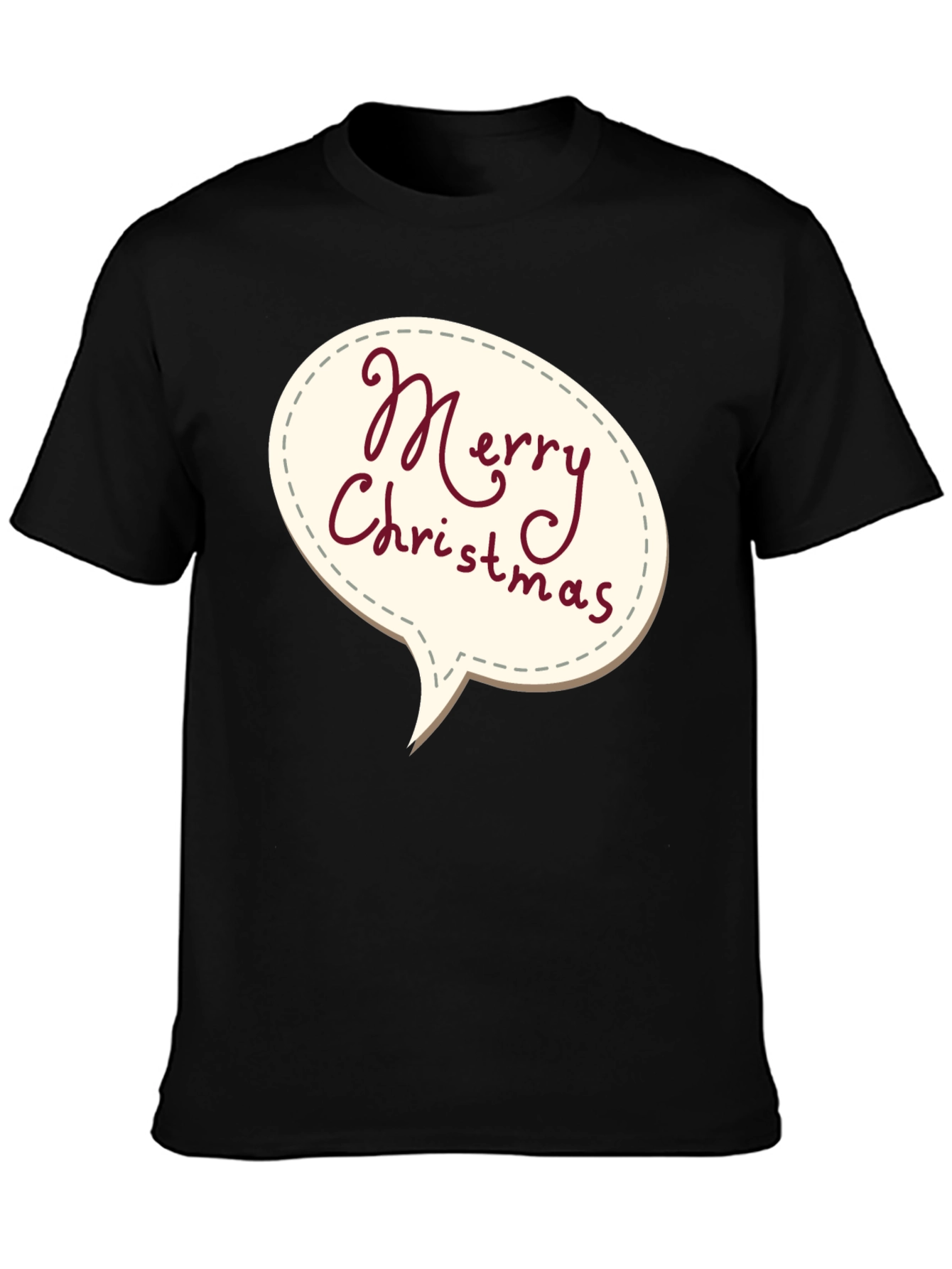 Merry Christmas Speech Bubble T-Shirt