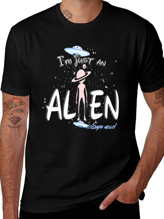 Im Just an Alien Graphic Tee - UFO Humor