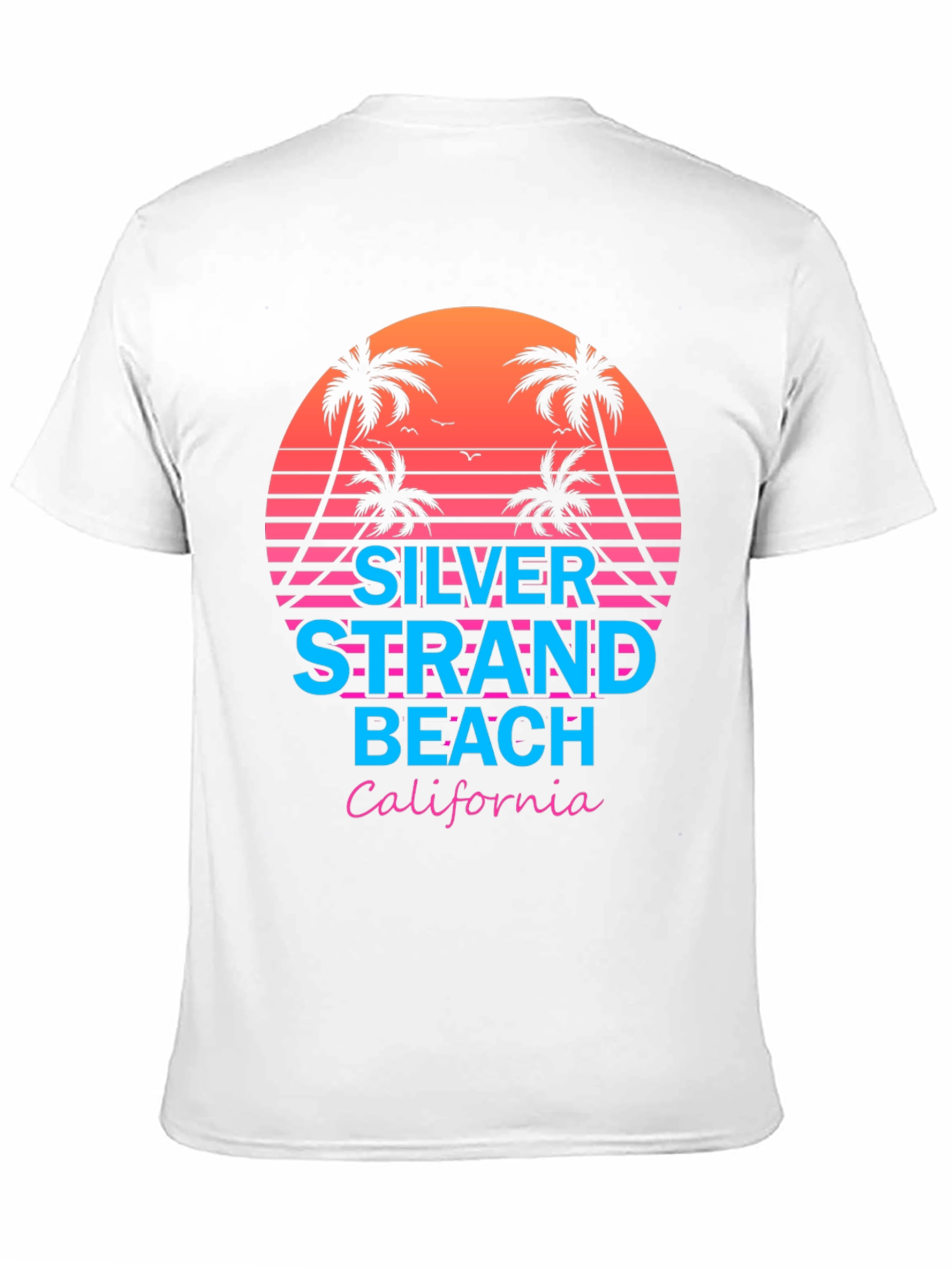 Silver Strand Beach Retro T-Shirt