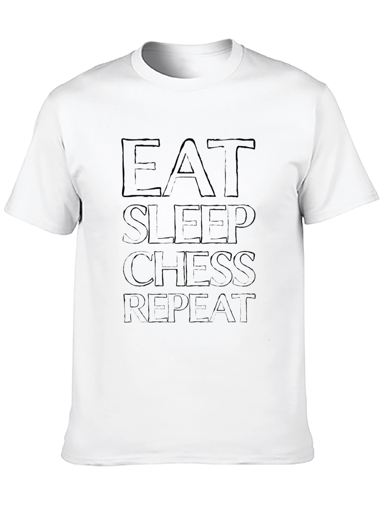 Eat Sleep Chess Repeat Graphic Tee