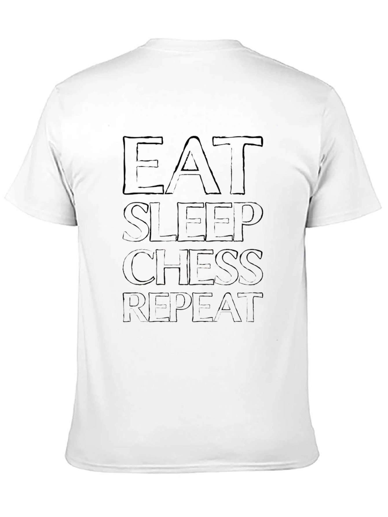 Eat Sleep Chess Repeat Graphic Tee