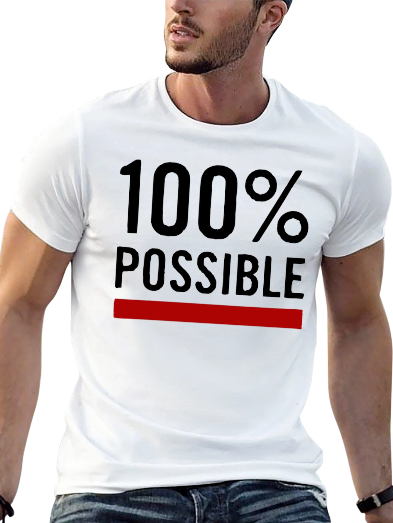 100% Possible Graphic T-Shirt - Black