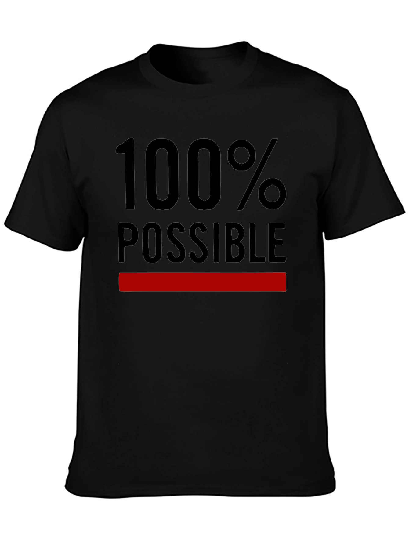 100% Possible Graphic T-Shirt - Black